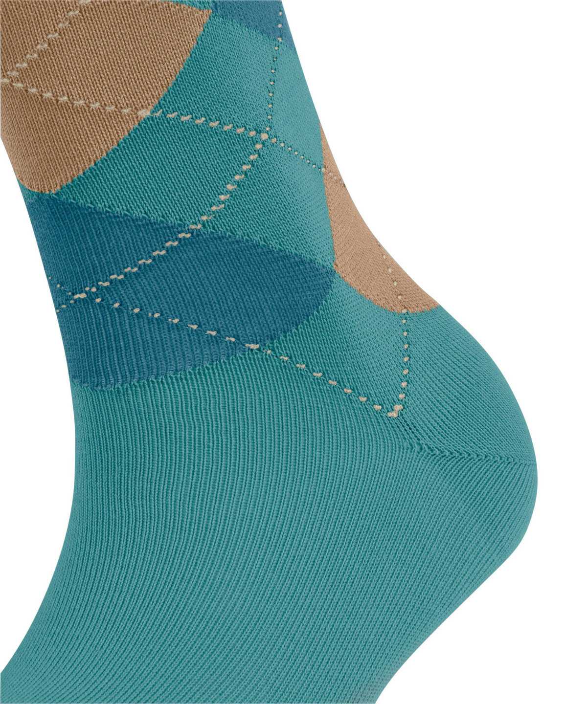 Skarpetki Falke Sensitive Argyle Socks Damskie Niebieskie | BPUSEY-576