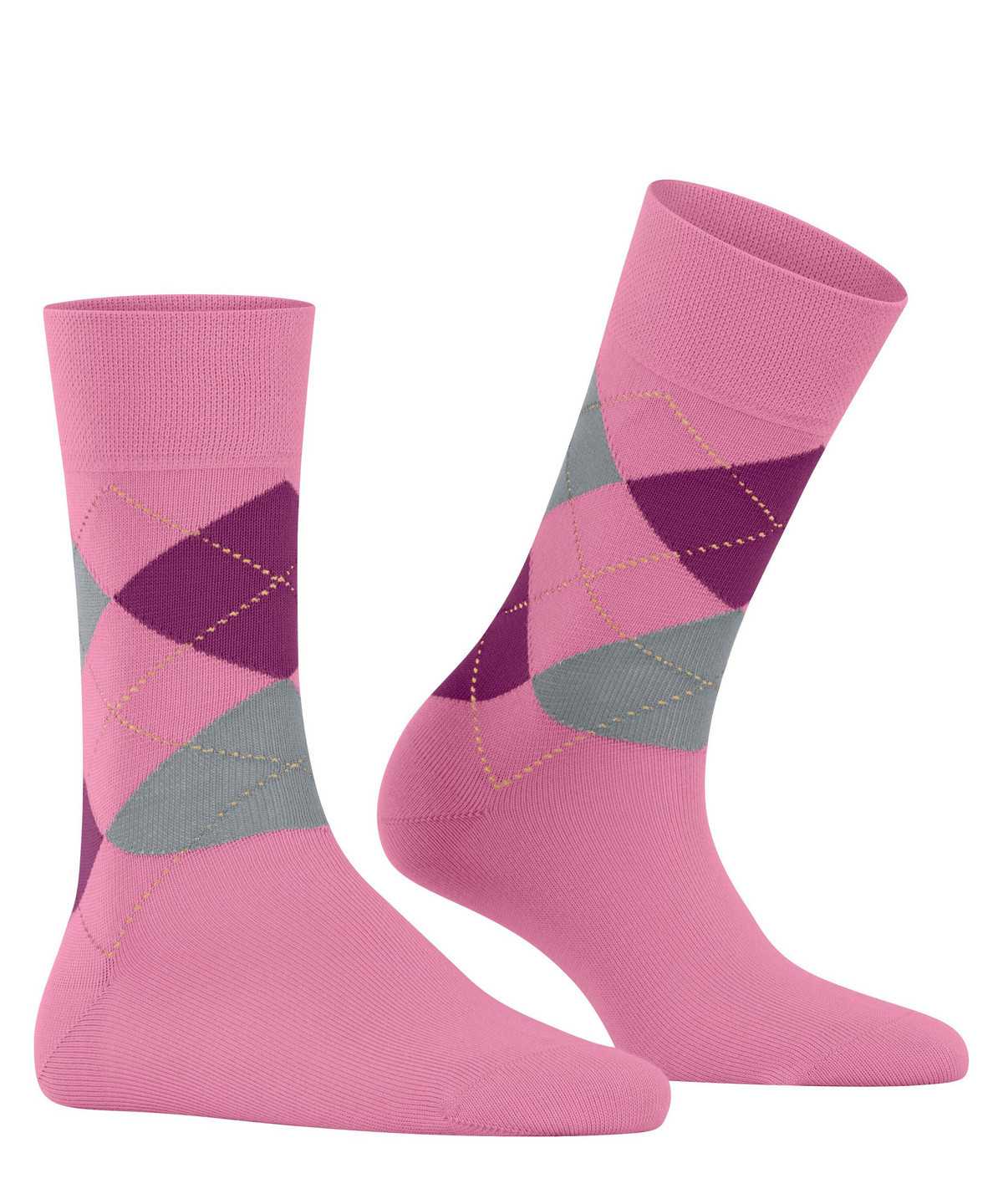 Skarpetki Falke Sensitive Argyle Socks Damskie Czerwone | SYCNIU-453