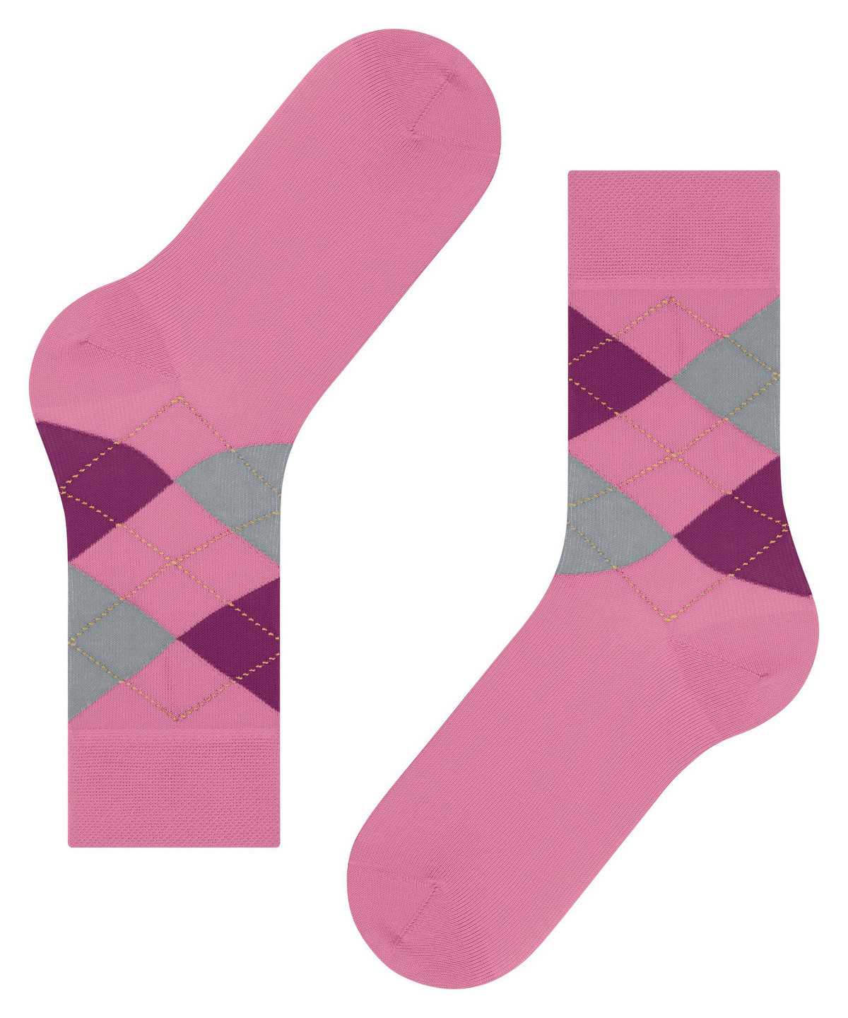 Skarpetki Falke Sensitive Argyle Socks Damskie Czerwone | SYCNIU-453