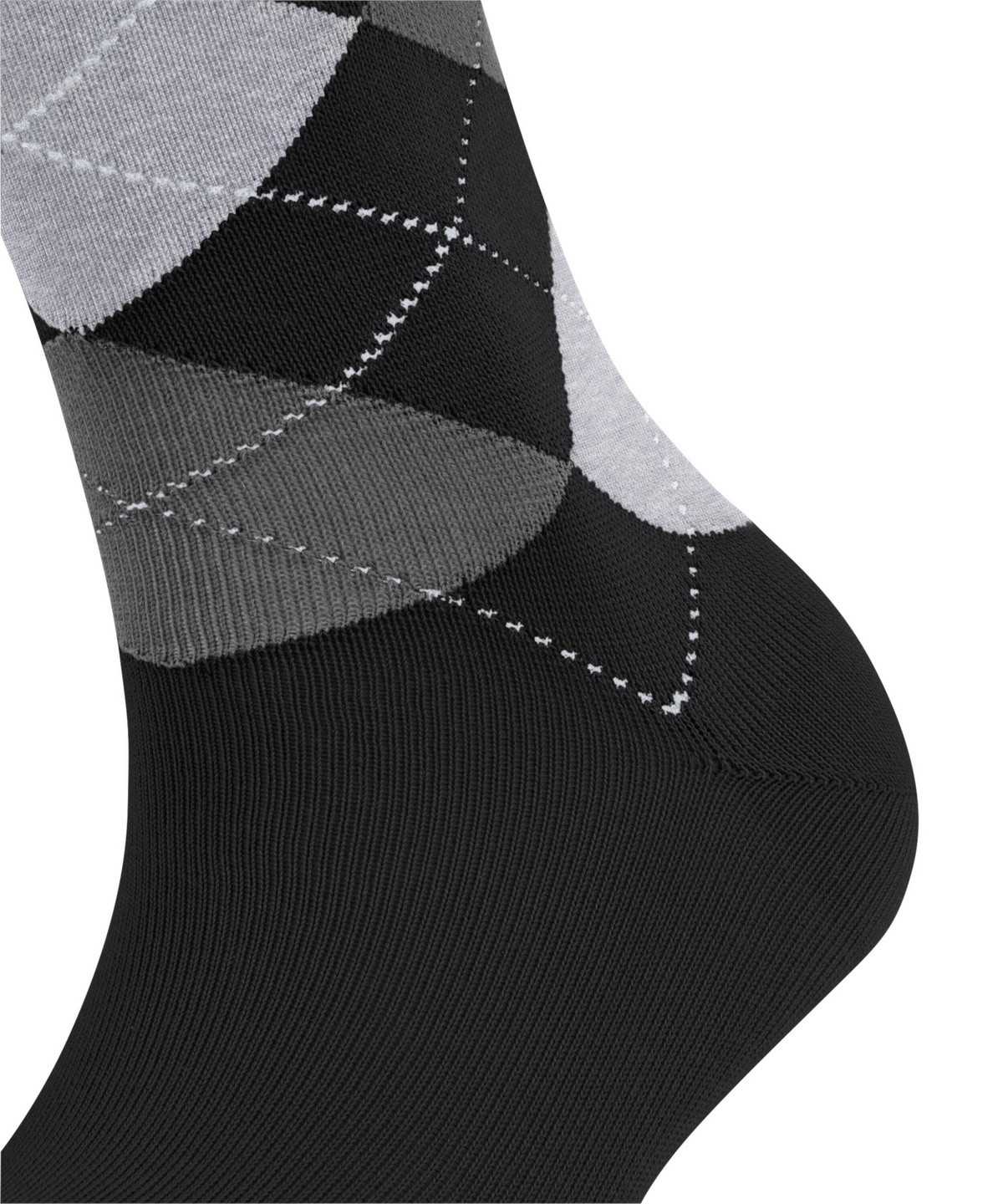 Skarpetki Falke Sensitive Argyle Socks Damskie Czarne | OPXKTJ-894