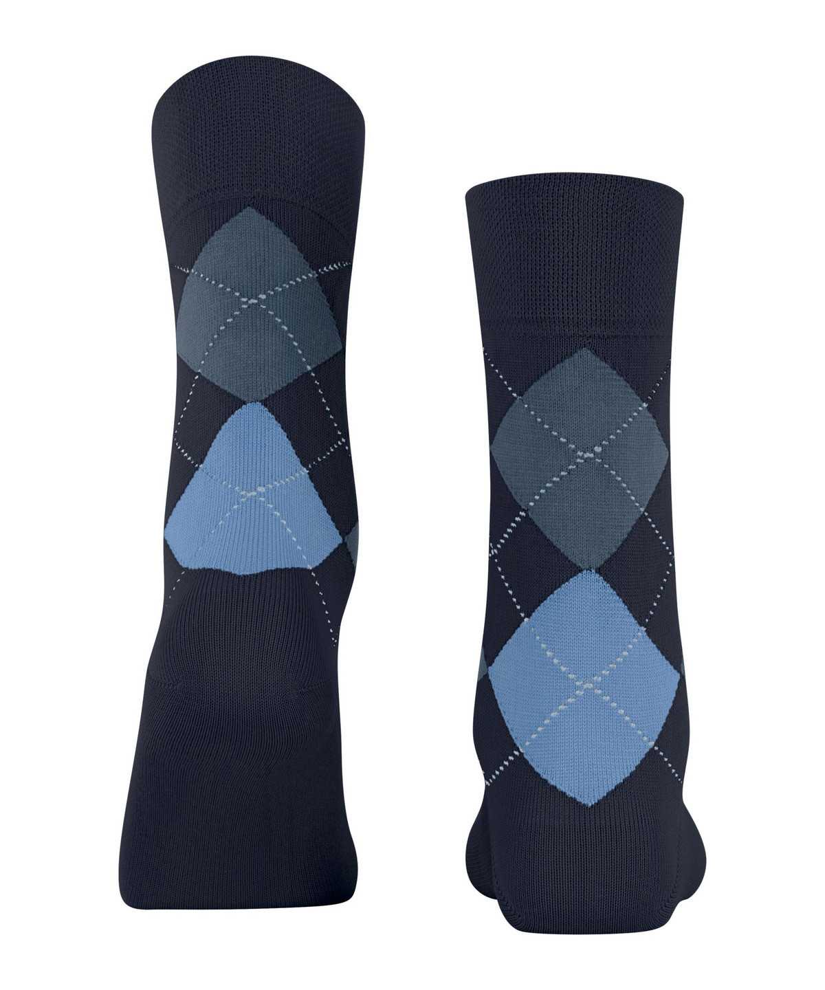 Skarpetki Falke Sensitive Argyle Socks Damskie Niebieskie | VAFDRW-248