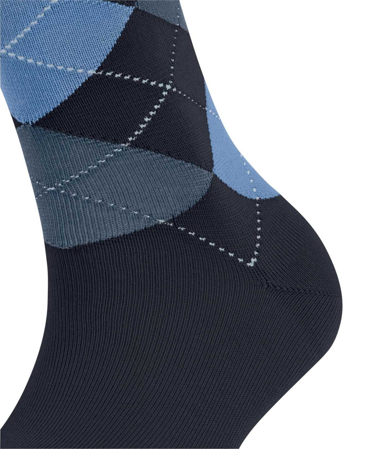 Skarpetki Falke Sensitive Argyle Socks Damskie Niebieskie | VAFDRW-248