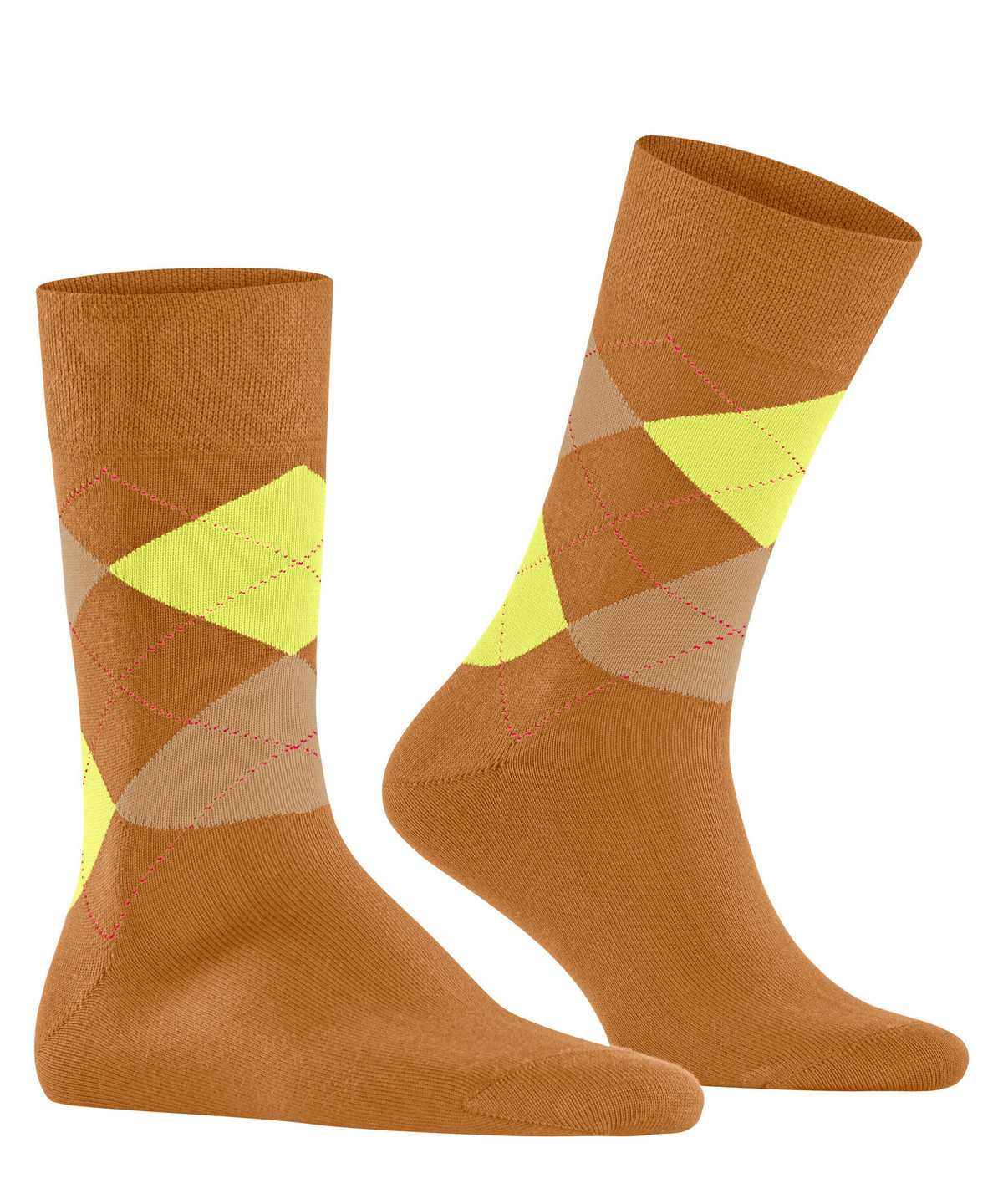 Skarpetki Falke Sensitive Argyle Socks Męskie Pomarańczowe | XVZYSW-586