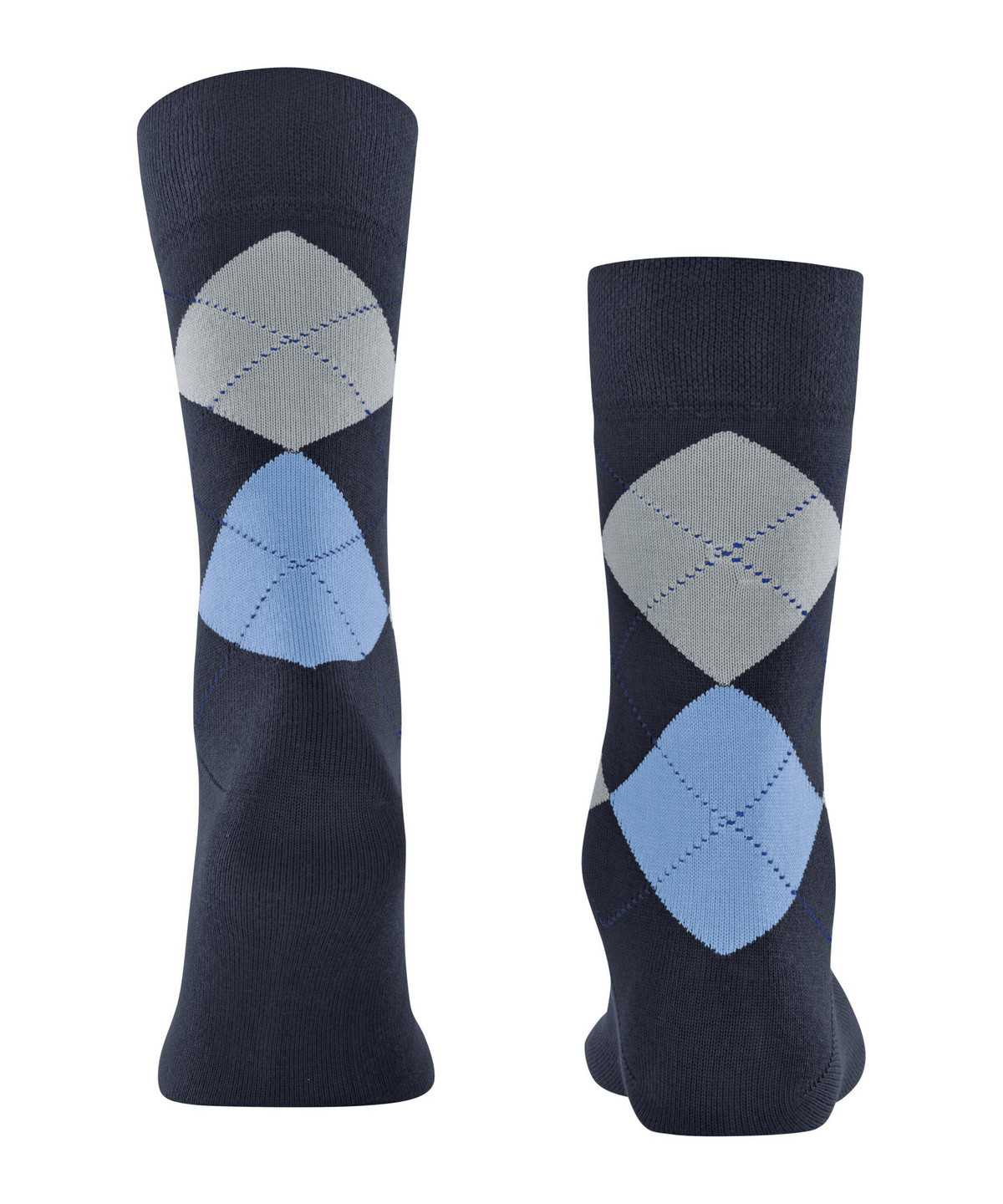 Skarpetki Falke Sensitive Argyle Socks Męskie Niebieskie | BIWDQC-920