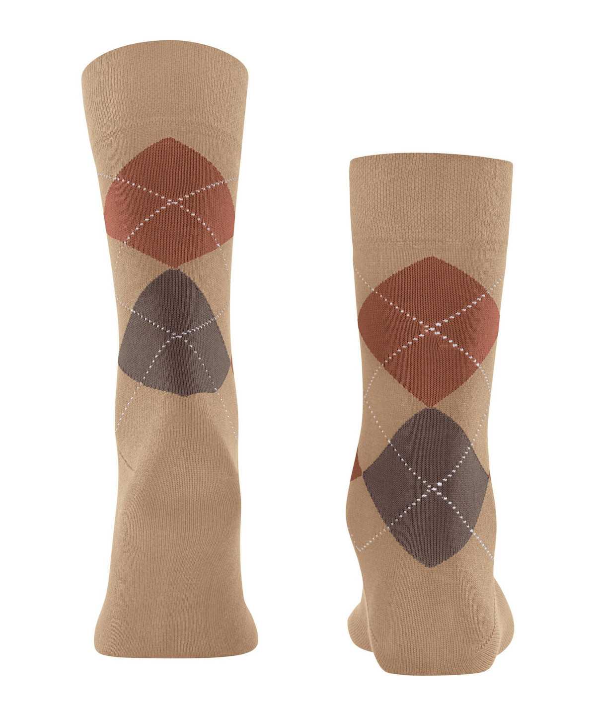 Skarpetki Falke Sensitive Argyle Socks Męskie Beżowe | SAWFON-235