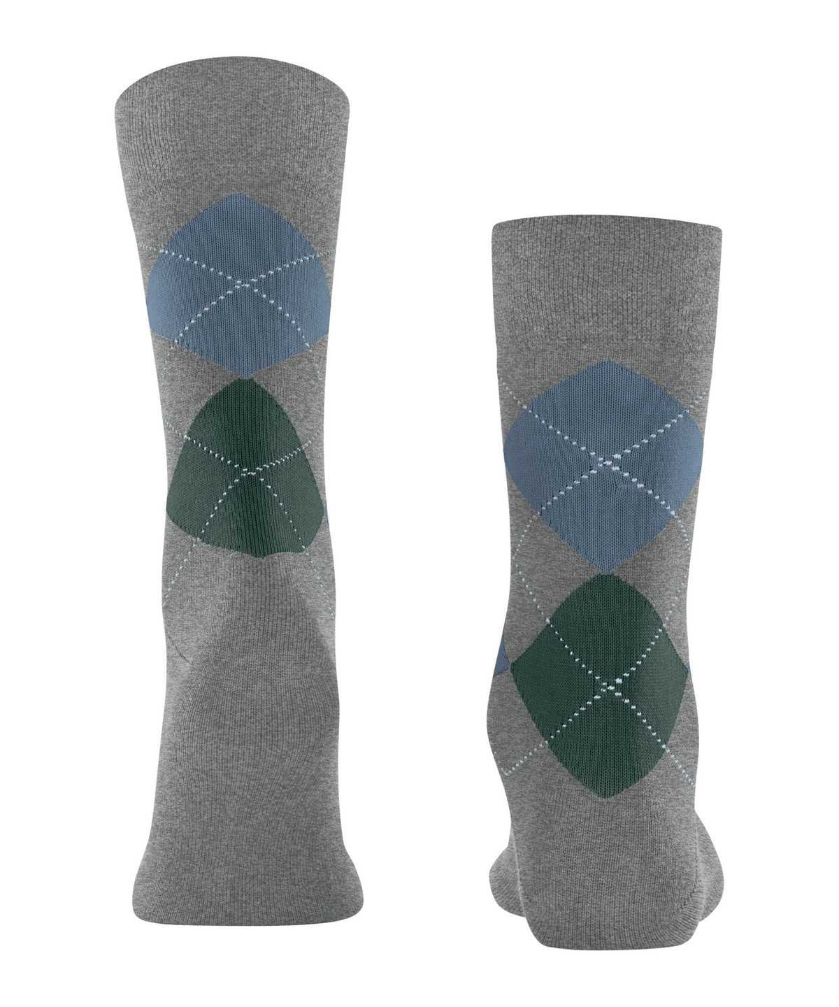 Skarpetki Falke Sensitive Argyle Socks Męskie Szare | SYLGAT-802