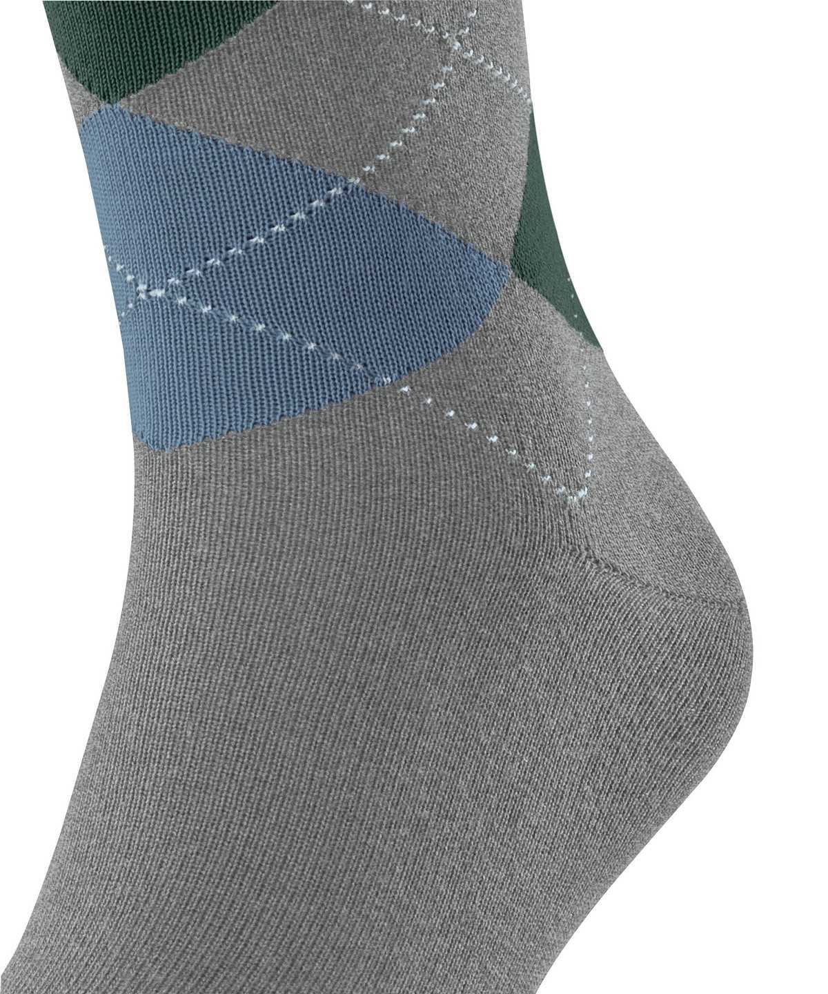 Skarpetki Falke Sensitive Argyle Socks Męskie Szare | SYLGAT-802