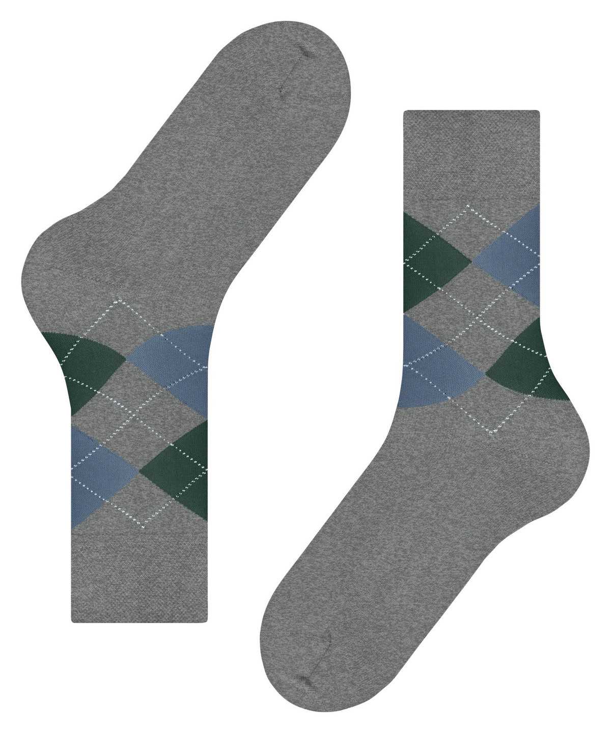 Skarpetki Falke Sensitive Argyle Socks Męskie Szare | SYLGAT-802