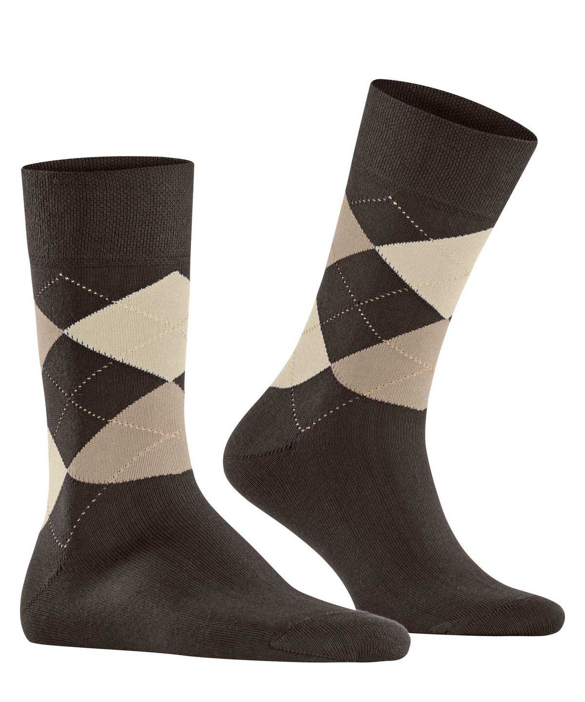 Skarpetki Falke Sensitive Argyle Socks Męskie Brązowe | KIEABQ-634