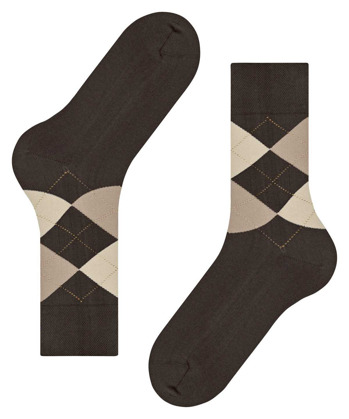 Skarpetki Falke Sensitive Argyle Socks Męskie Brązowe | KIEABQ-634