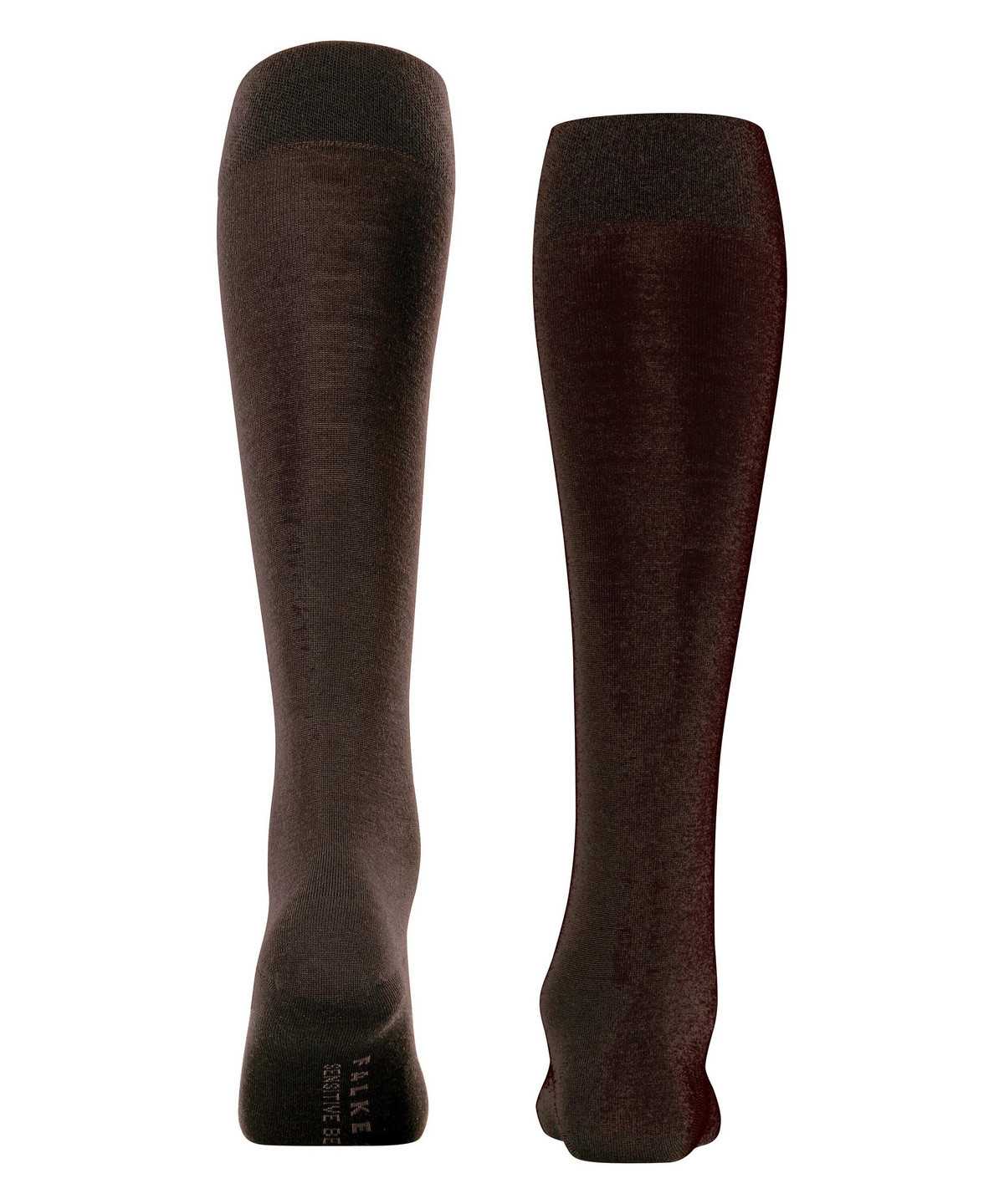 Skarpetki Falke Sensitive Berlin Knee-high Socks Damskie Czarne | ADFUPO-651