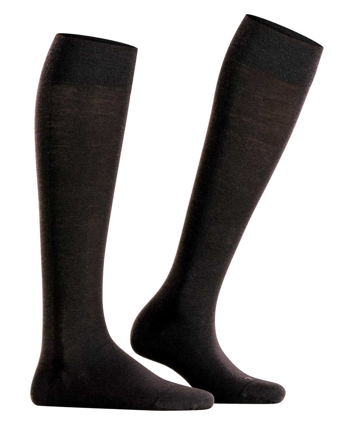 Skarpetki Falke Sensitive Berlin Knee-high Socks Damskie Czarne | ADFUPO-651