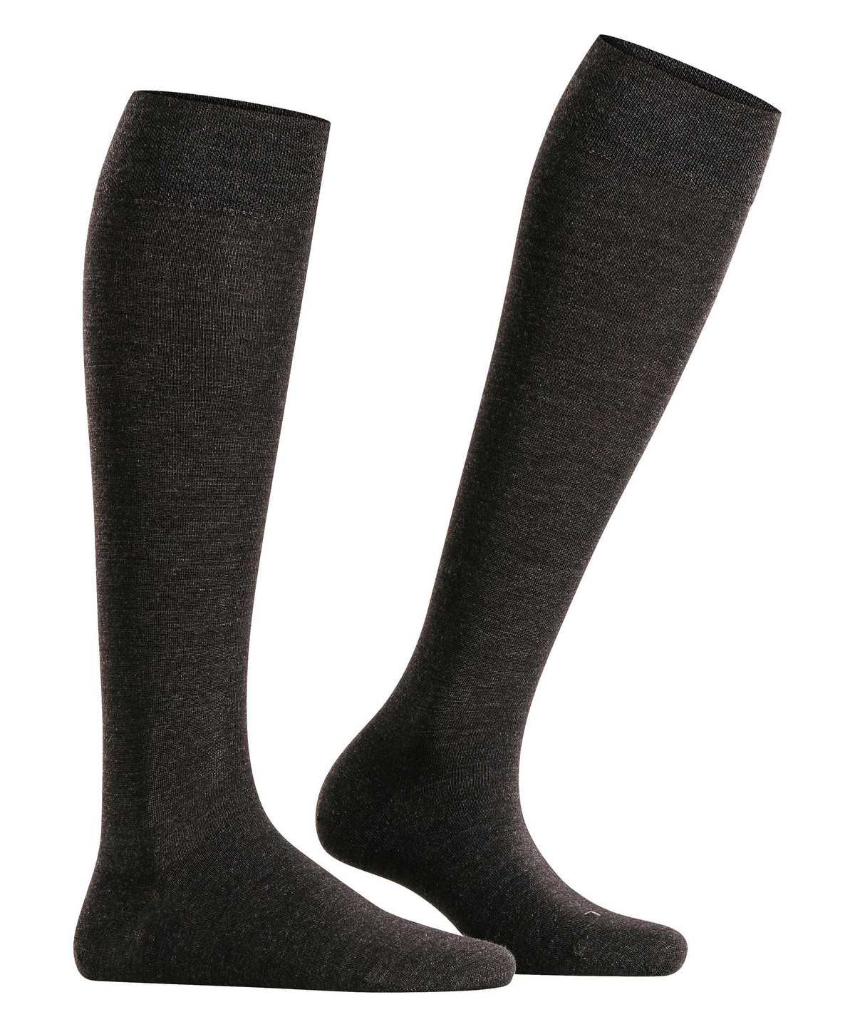 Skarpetki Falke Sensitive Berlin Knee-high Socks Damskie Szare | AHMUWP-719