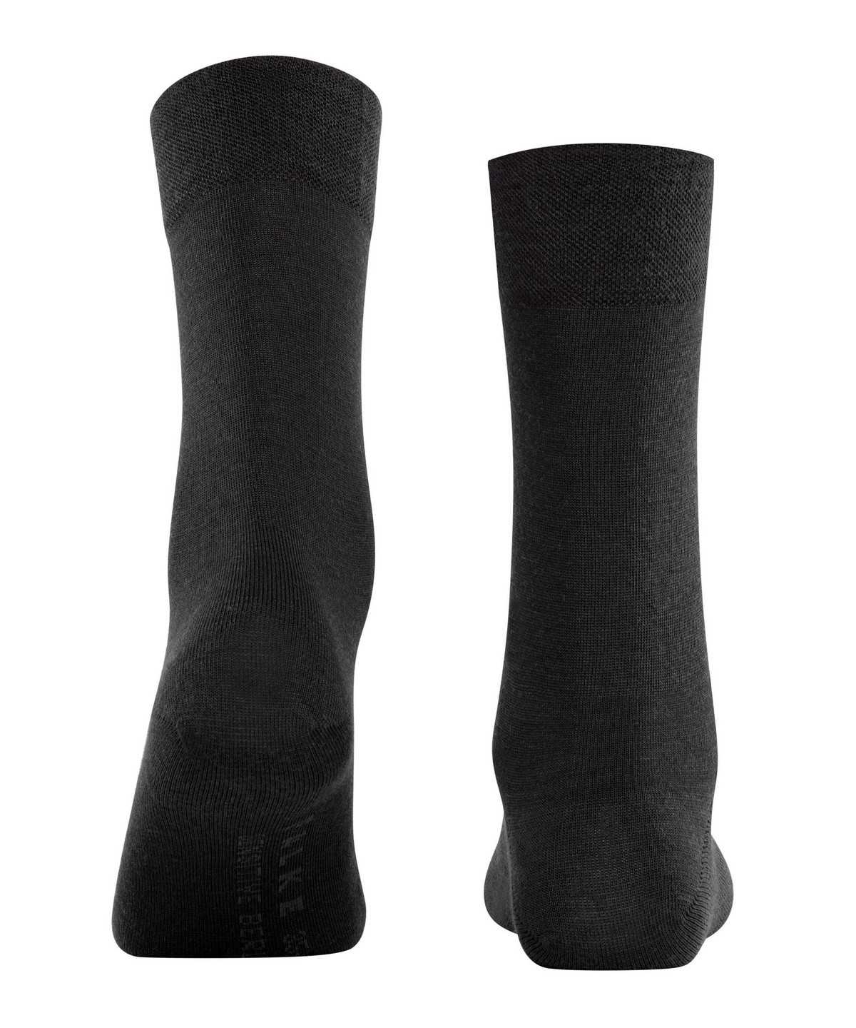 Skarpetki Falke Sensitive Berlin Socks Damskie Czarne | JCVUGB-463