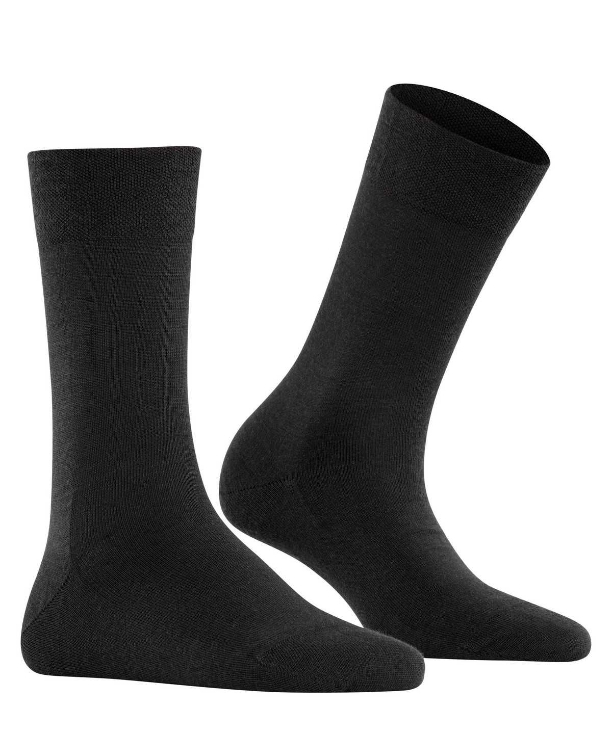 Skarpetki Falke Sensitive Berlin Socks Damskie Czarne | JCVUGB-463