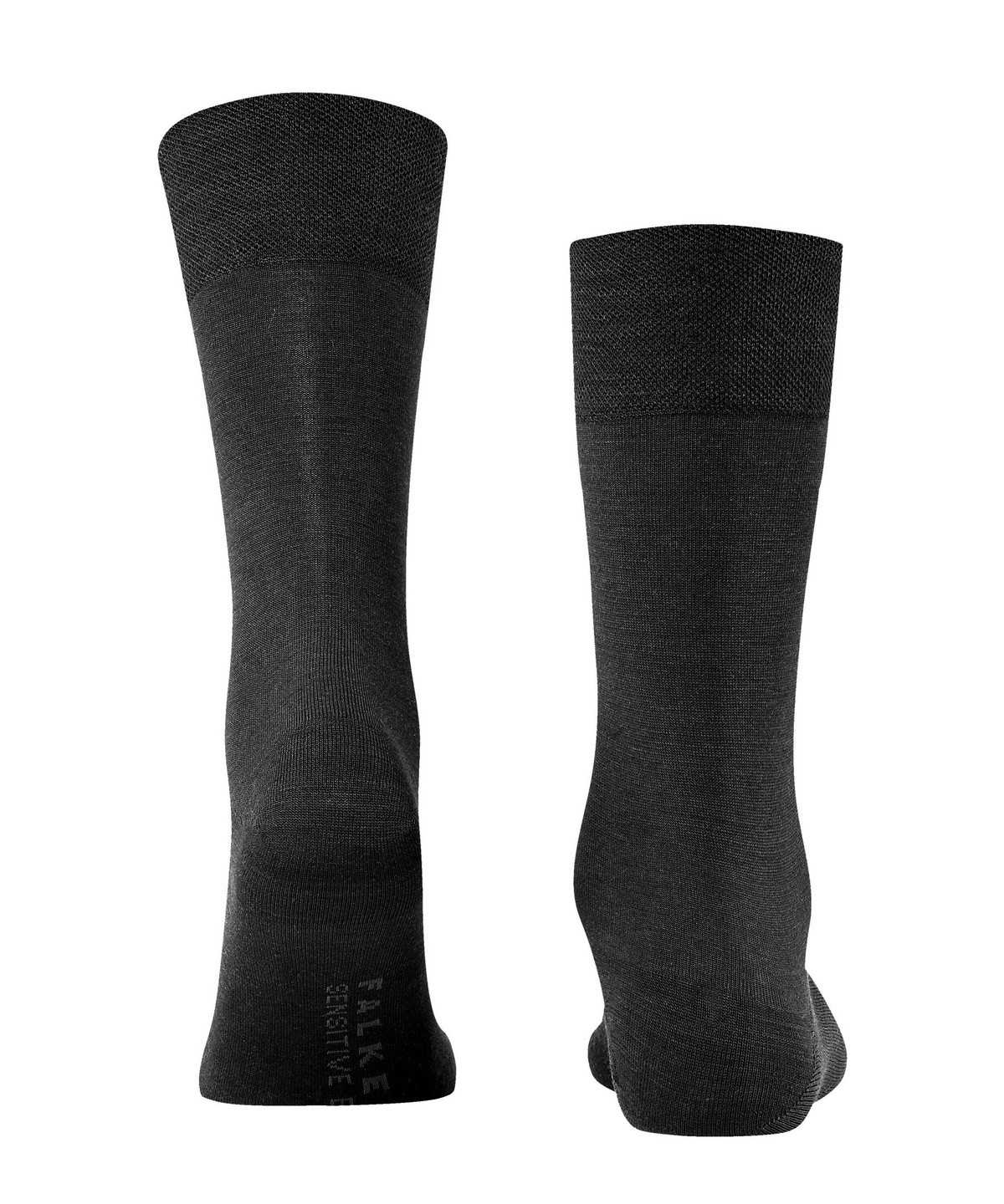 Skarpetki Falke Sensitive Berlin Socks Męskie Czarne | THYSJC-064