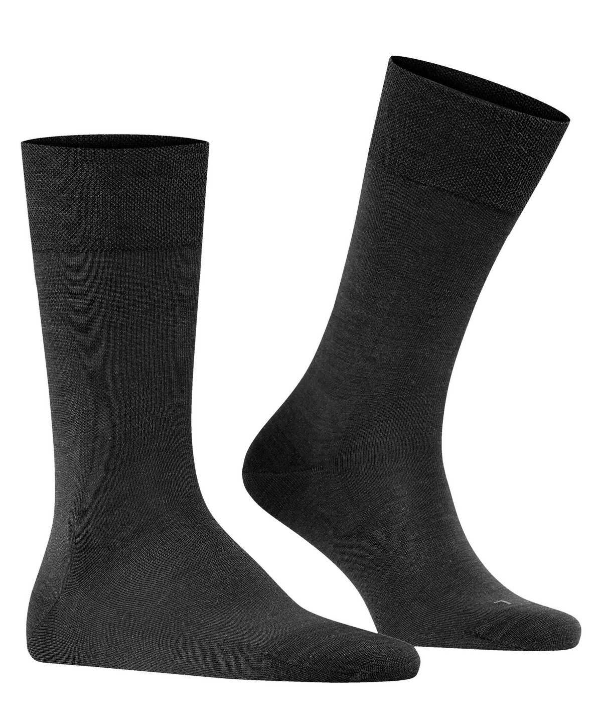 Skarpetki Falke Sensitive Berlin Socks Męskie Czarne | THYSJC-064