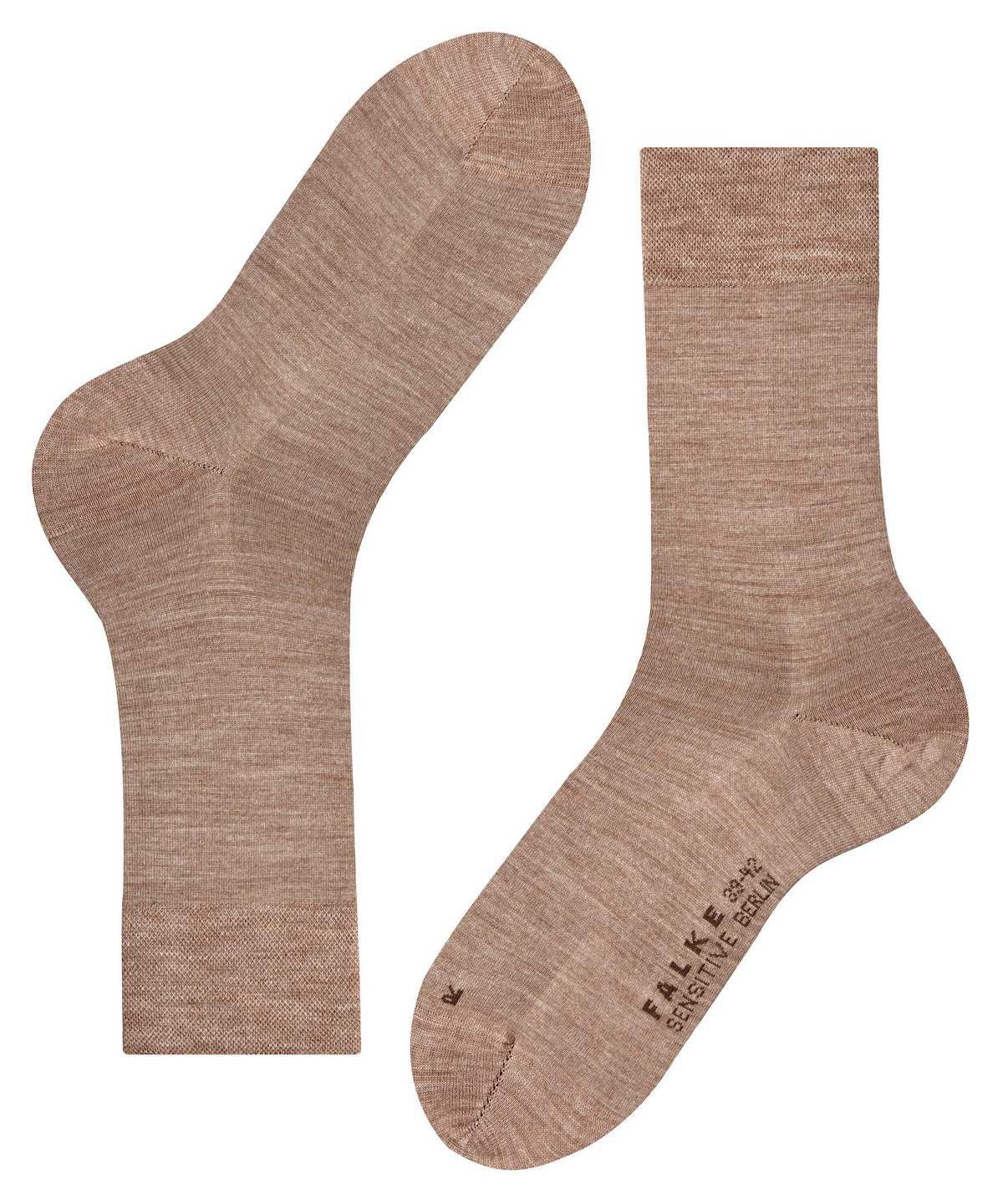 Skarpetki Falke Sensitive Berlin Socks Męskie Brązowe | BNUDAE-726