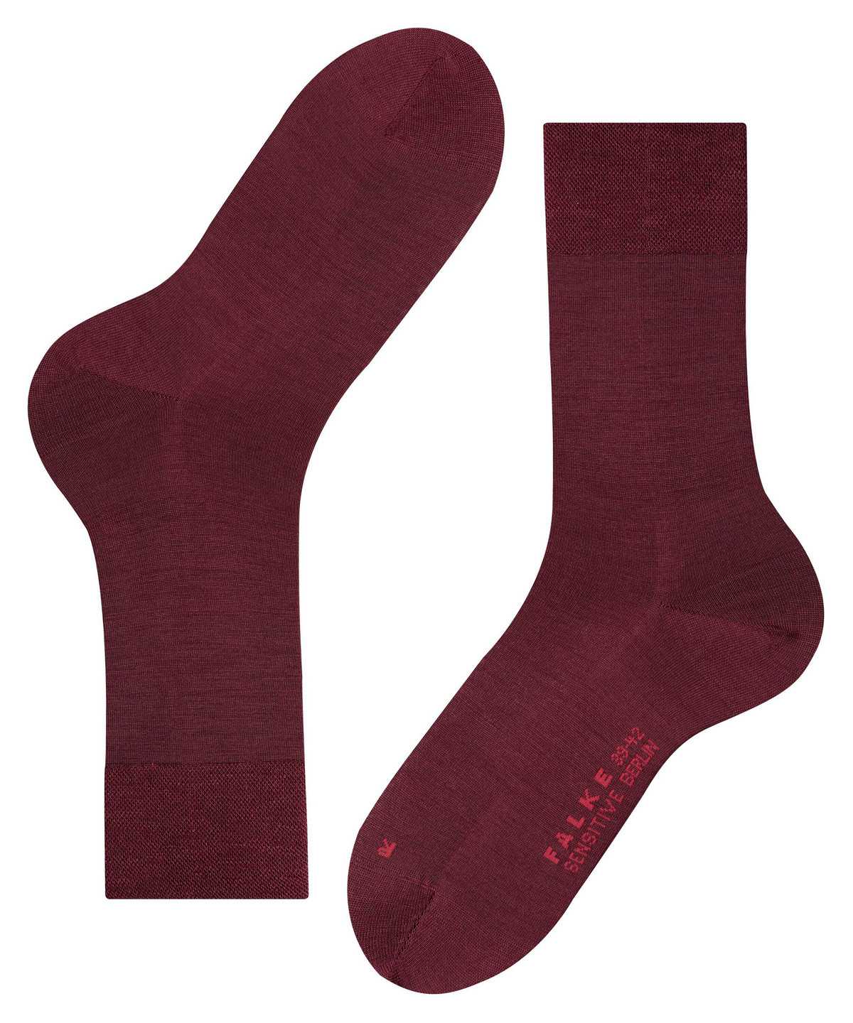 Skarpetki Falke Sensitive Berlin Socks Męskie Czerwone | DJVOUK-618