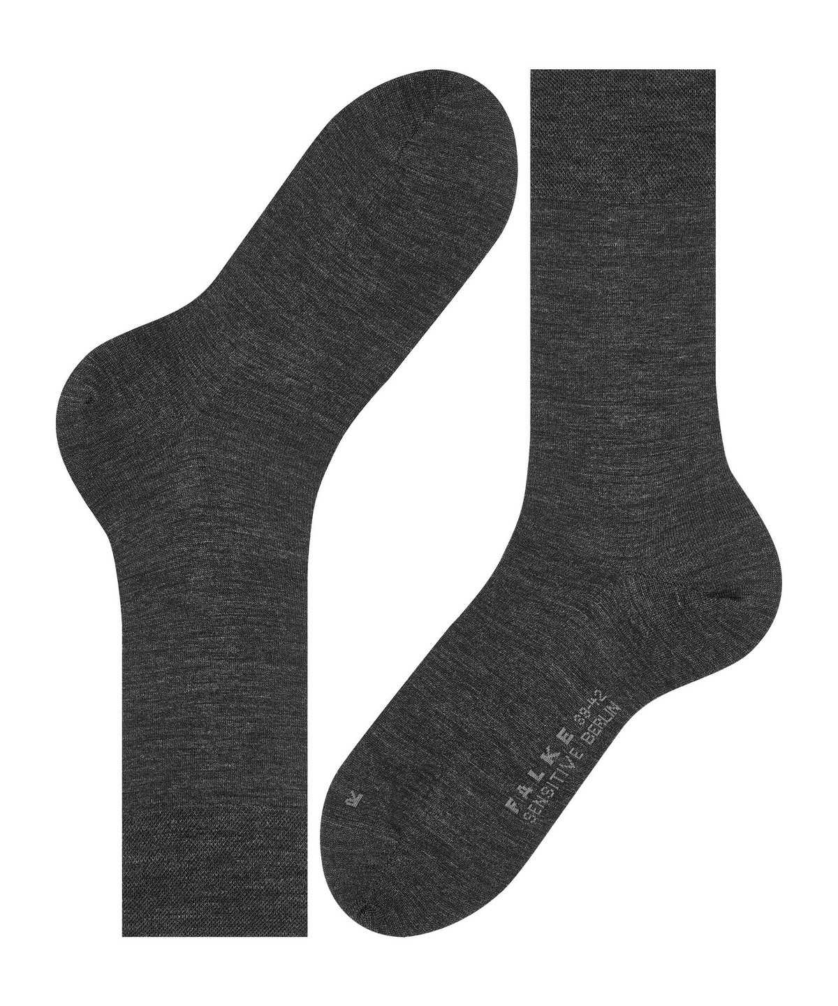 Skarpetki Falke Sensitive Berlin Socks Męskie Szare | SOPMEI-285