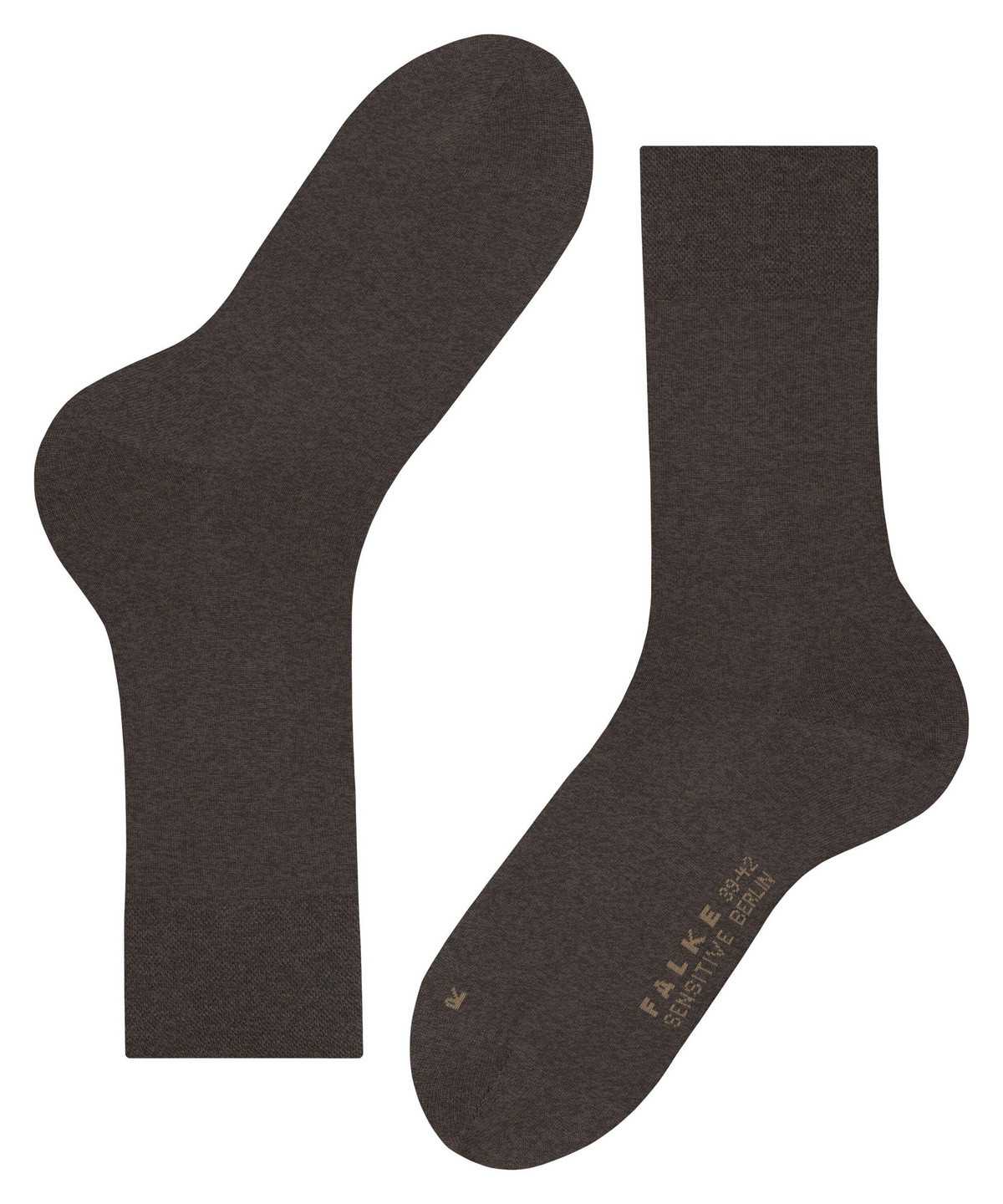 Skarpetki Falke Sensitive Berlin Socks Męskie Brązowe | ZWQMFE-569