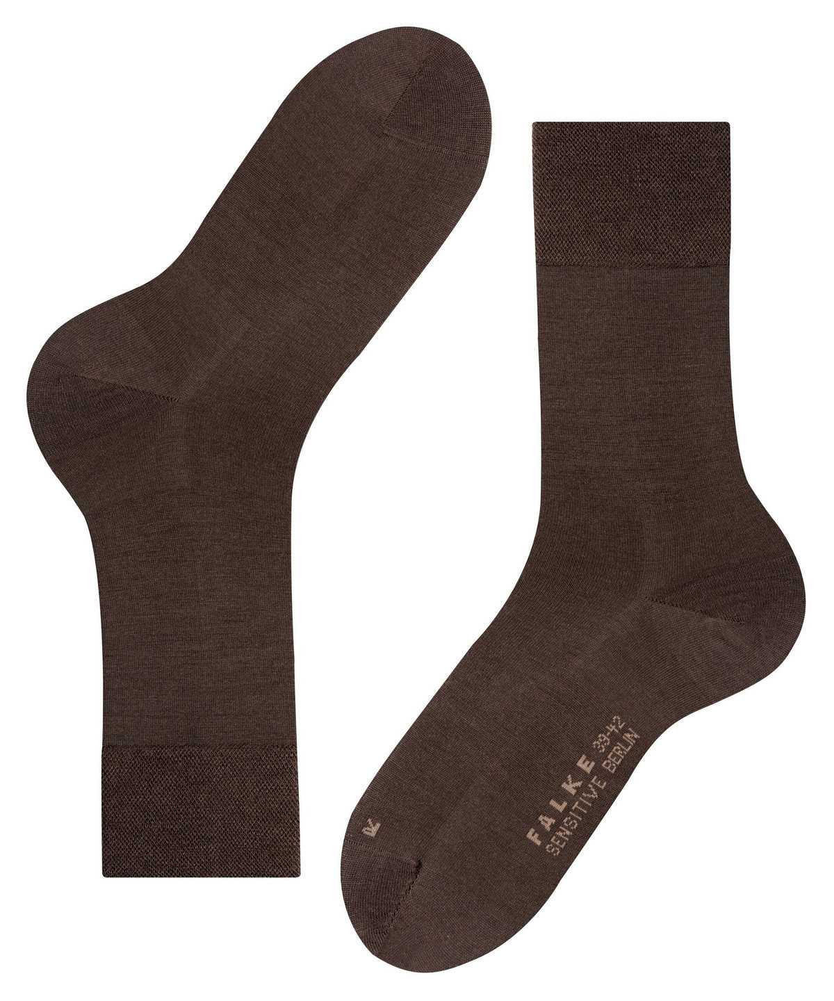 Skarpetki Falke Sensitive Berlin Socks Męskie Brązowe | SXLHDA-518