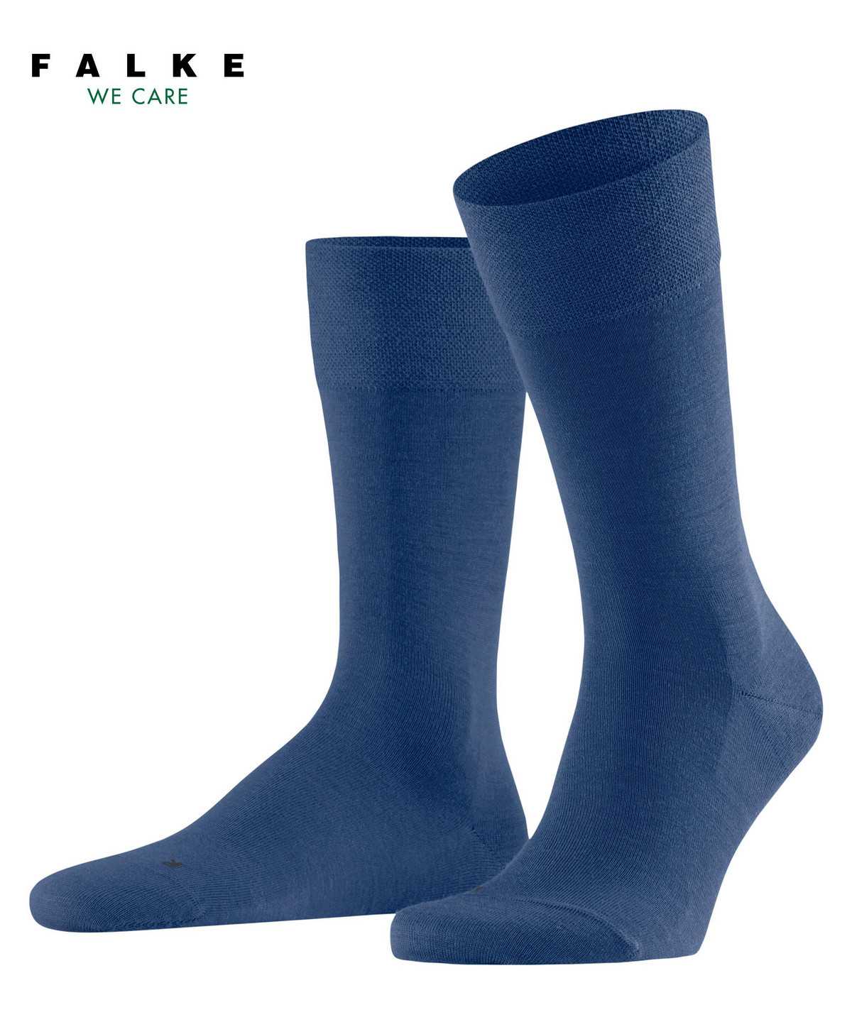 Skarpetki Falke Sensitive Berlin Socks Męskie Niebieskie | VYJSBD-708