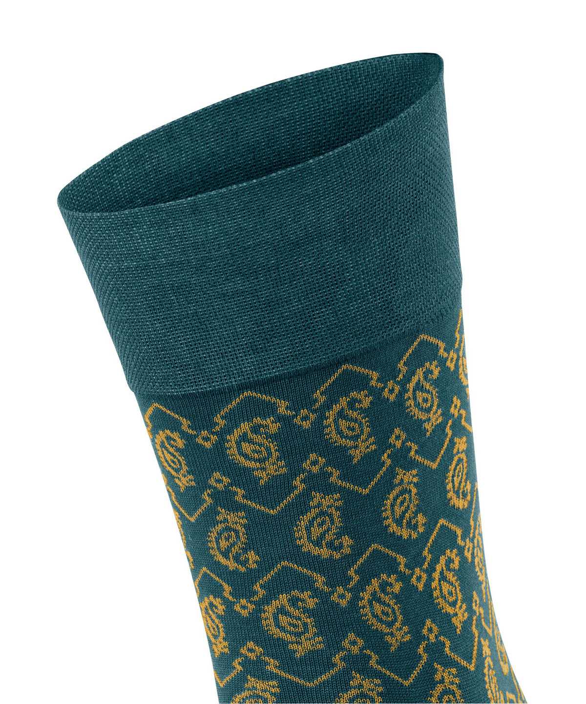 Skarpetki Falke Sensitive Indian Tie Pattern Socks Męskie Zielone | VUBLWC-895