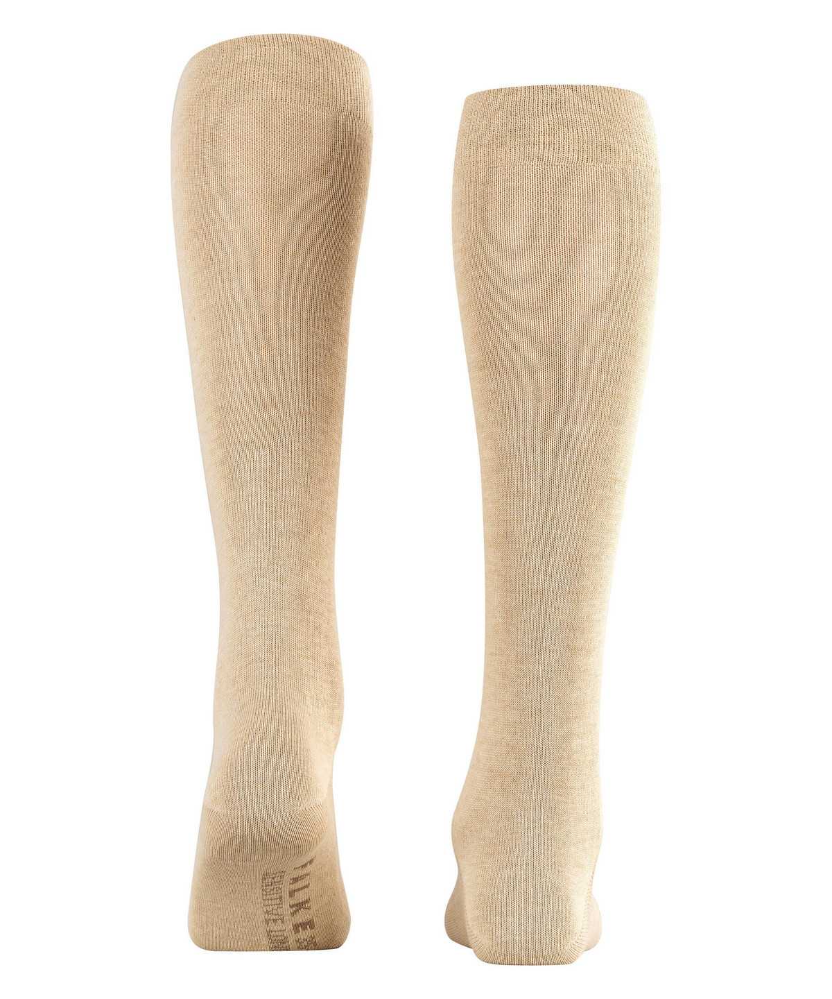 Skarpetki Falke Sensitive London Knee-high Socks Damskie Beżowe | BCRJSV-395