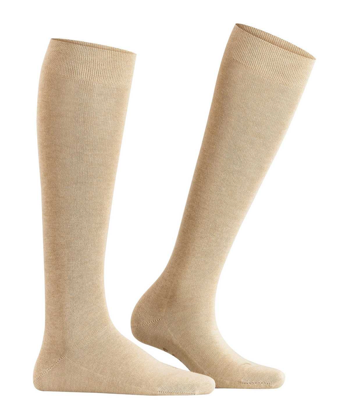 Skarpetki Falke Sensitive London Knee-high Socks Damskie Beżowe | BCRJSV-395