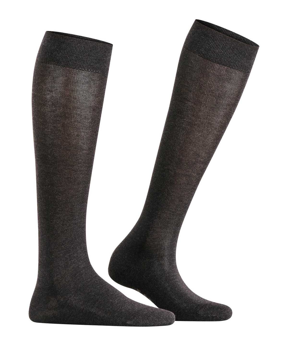 Skarpetki Falke Sensitive London Knee-high Socks Damskie Szare | EZBXWD-407