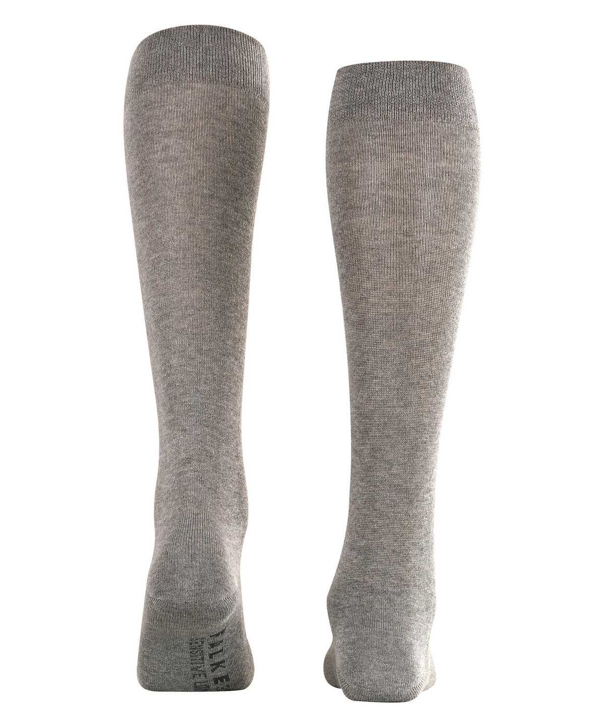 Skarpetki Falke Sensitive London Knee-high Socks Damskie Szare | MNIHPK-148