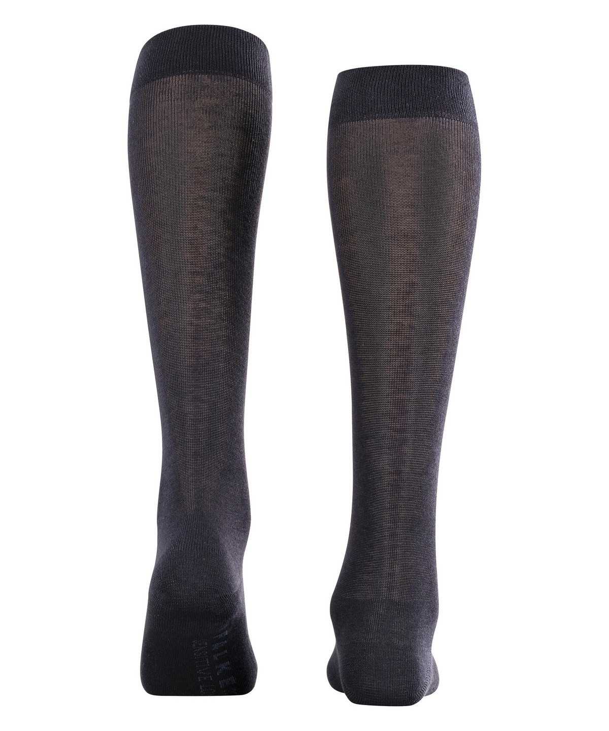 Skarpetki Falke Sensitive London Knee-high Socks Damskie Niebieskie | BNUAVZ-509