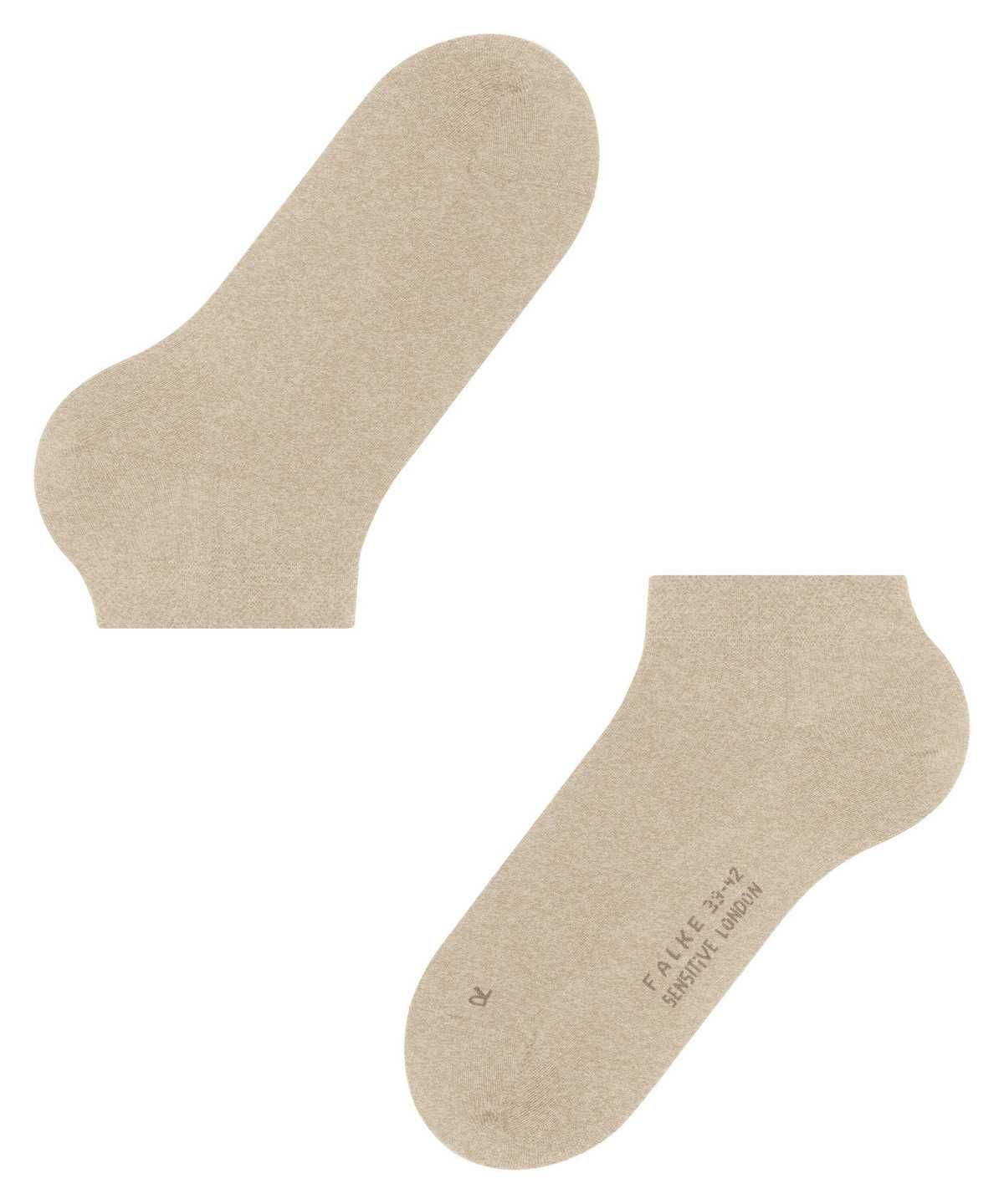 Skarpetki Falke Sensitive London Sneaker socks Męskie Beżowe | NLZEVH-783