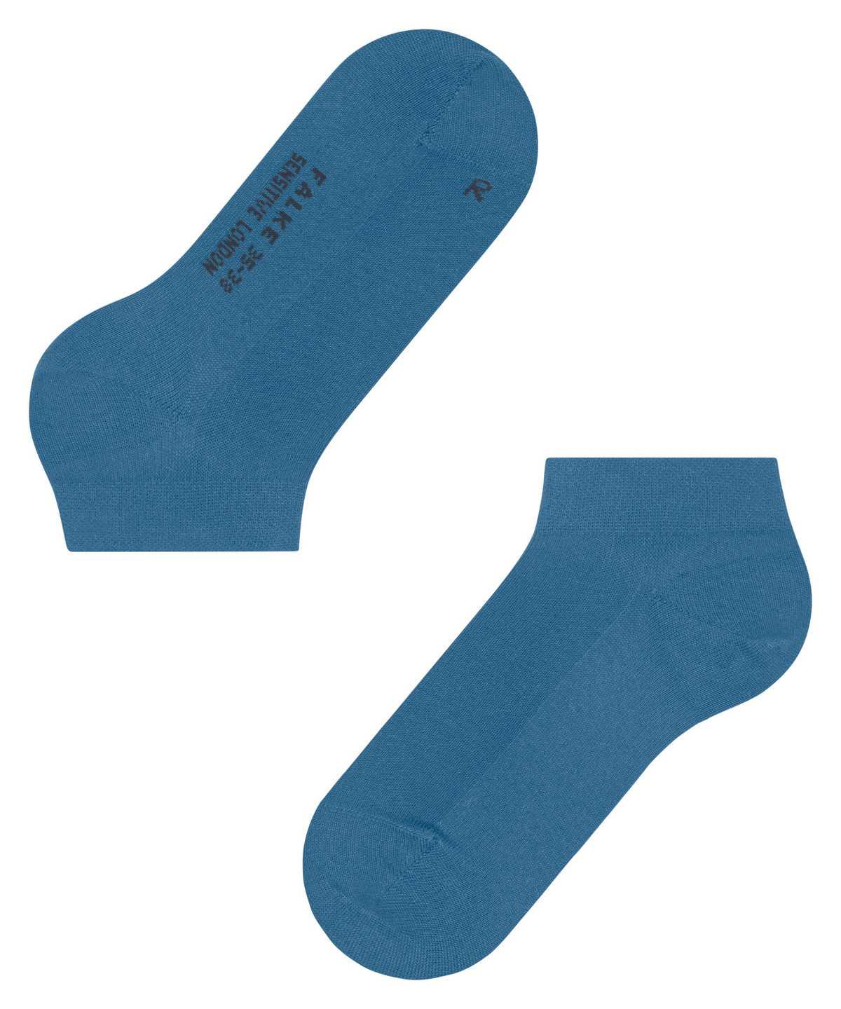 Skarpetki Falke Sensitive London Sneaker socks Damskie Niebieskie | OXENUG-186