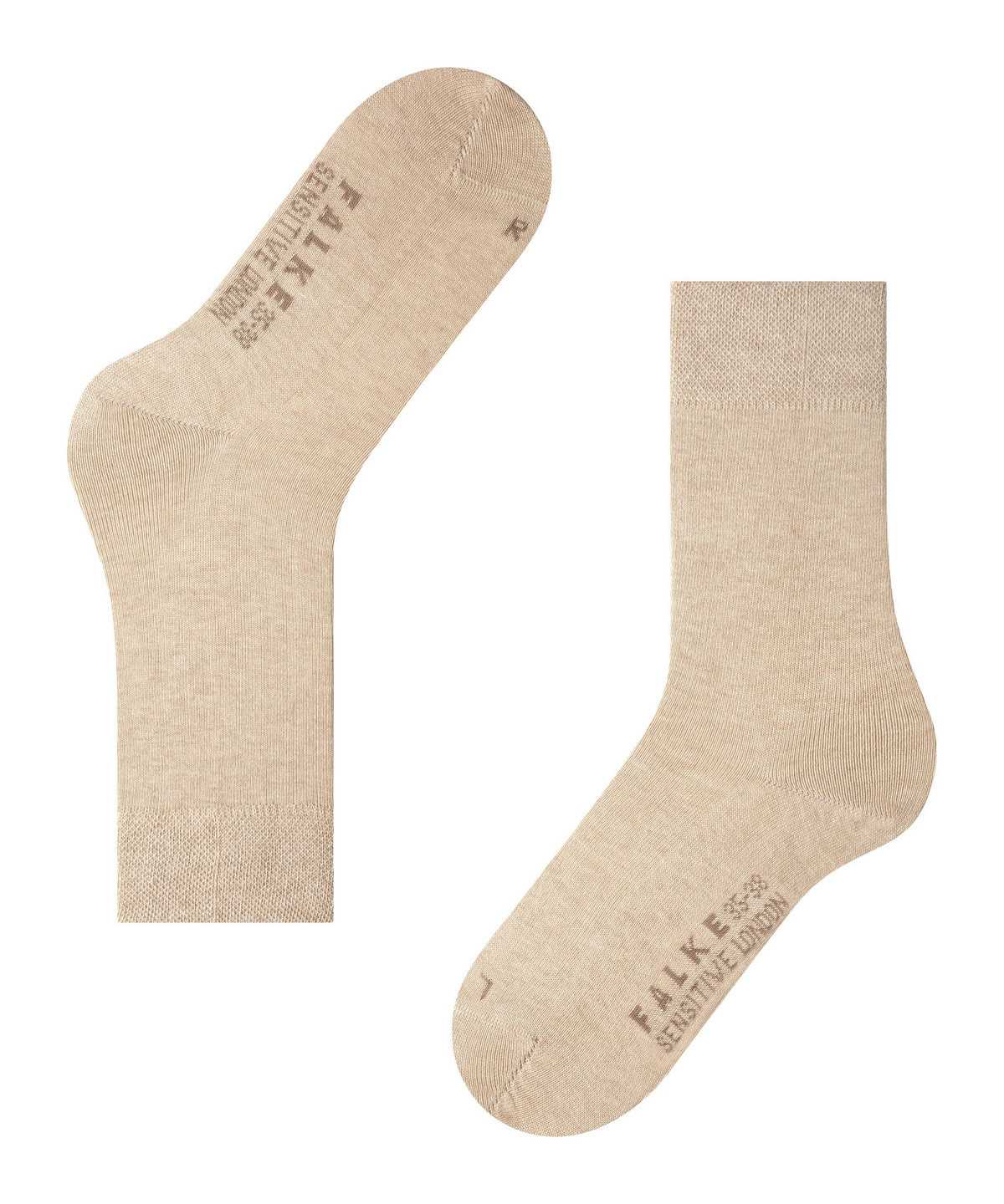 Skarpetki Falke Sensitive London Socks Damskie Beżowe | JAOKGX-024