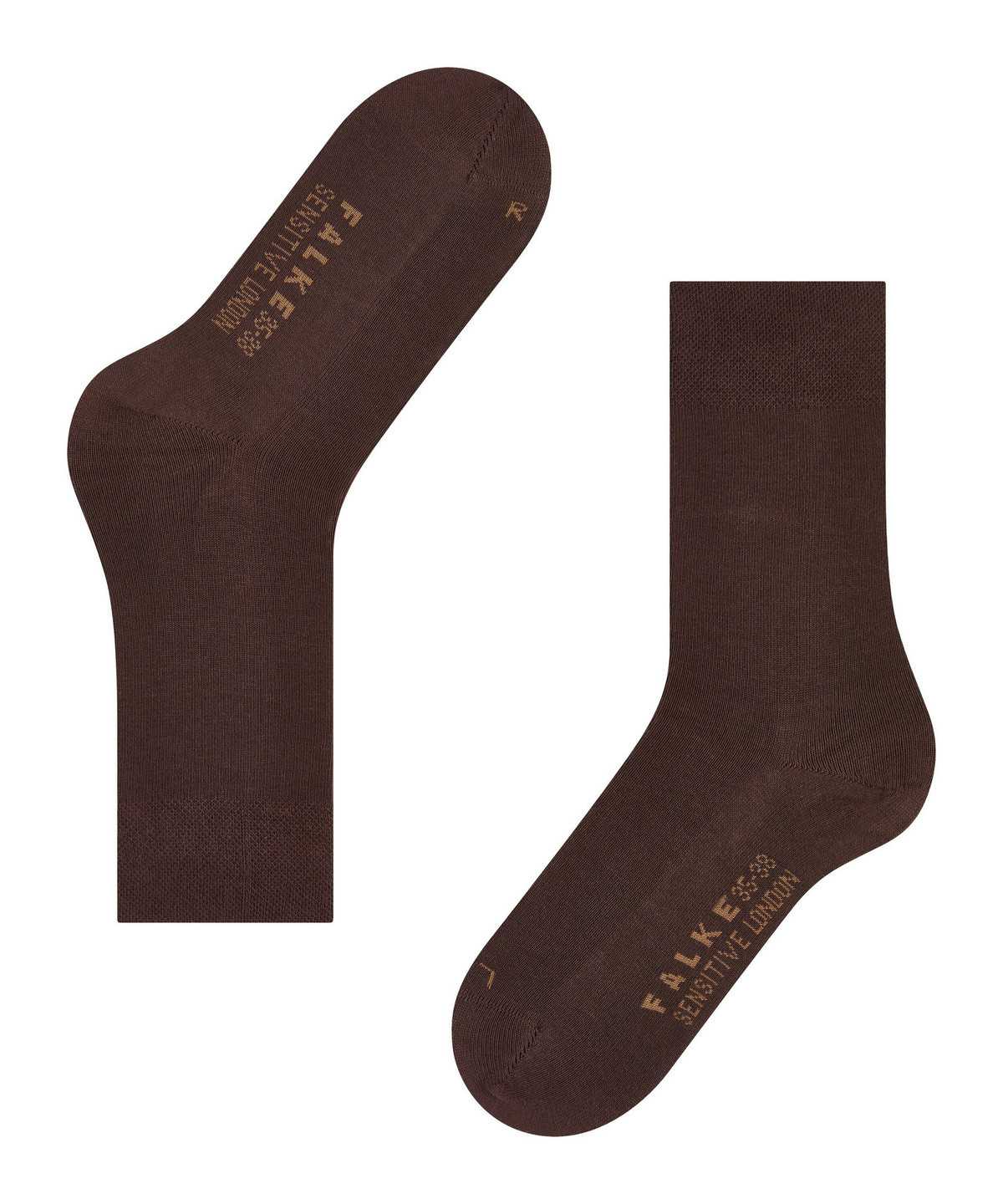 Skarpetki Falke Sensitive London Socks Damskie Brązowe | WRXTJI-823