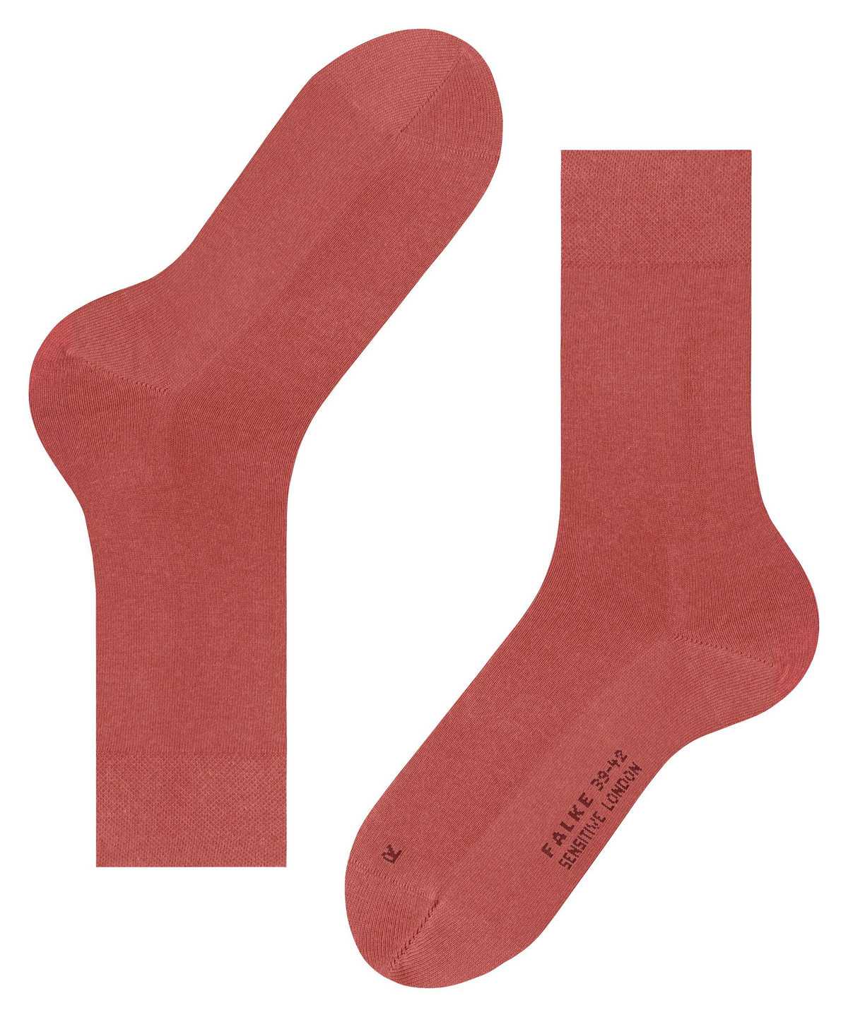 Skarpetki Falke Sensitive London Socks Męskie Czerwone | RWBQSM-439