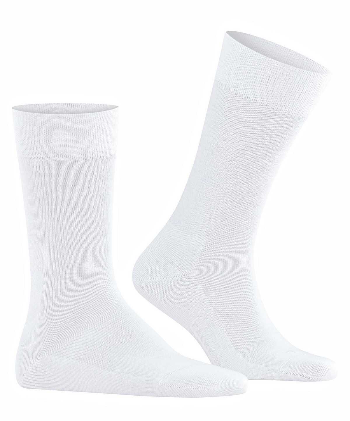 Skarpetki Falke Sensitive London Socks Męskie Białe | YTIBWN-092