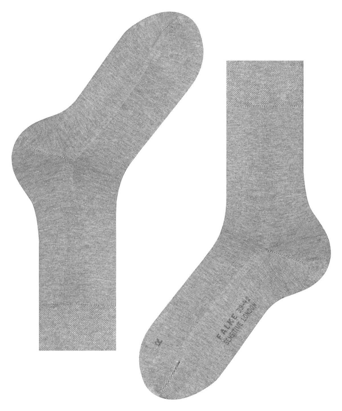 Skarpetki Falke Sensitive London Socks Męskie Szare | JCWGPE-507