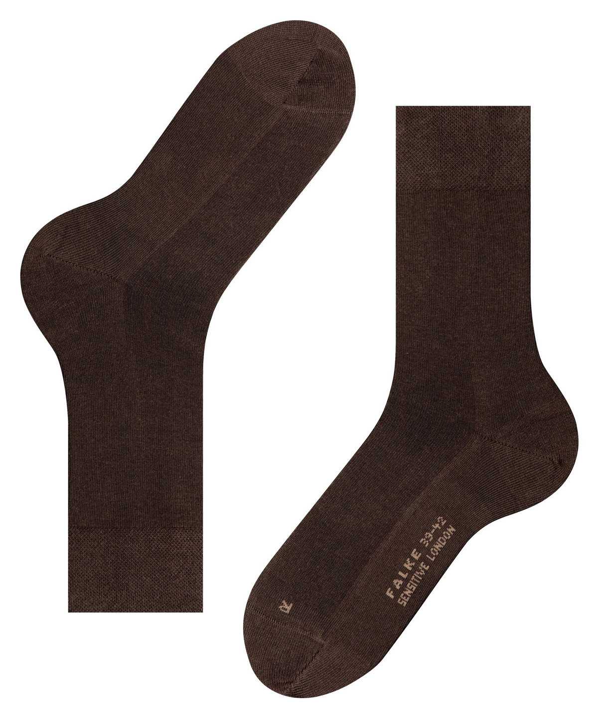 Skarpetki Falke Sensitive London Socks Męskie Brązowe | EXRKBM-490