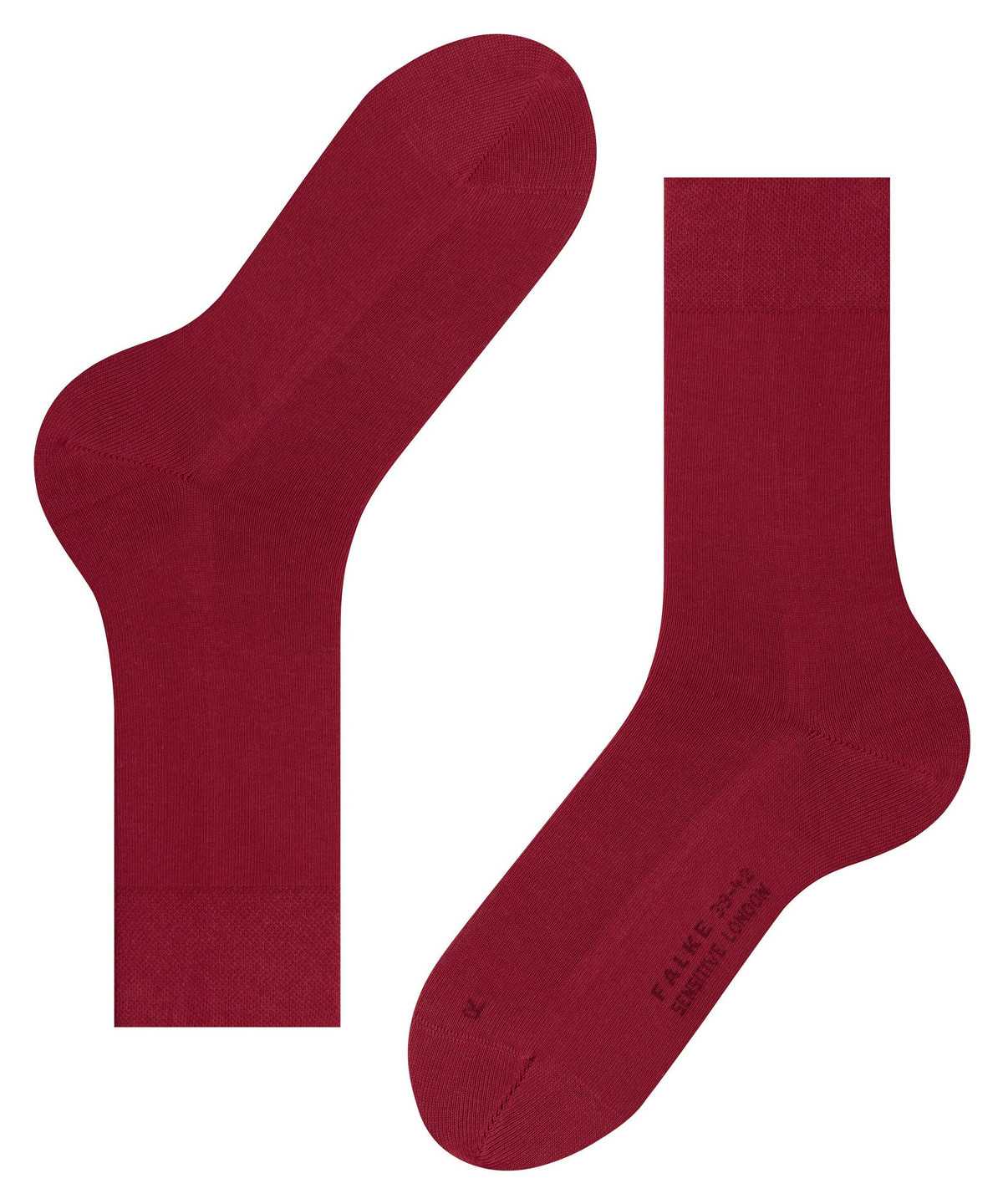 Skarpetki Falke Sensitive London Socks Męskie Czerwone | LMUIFT-683