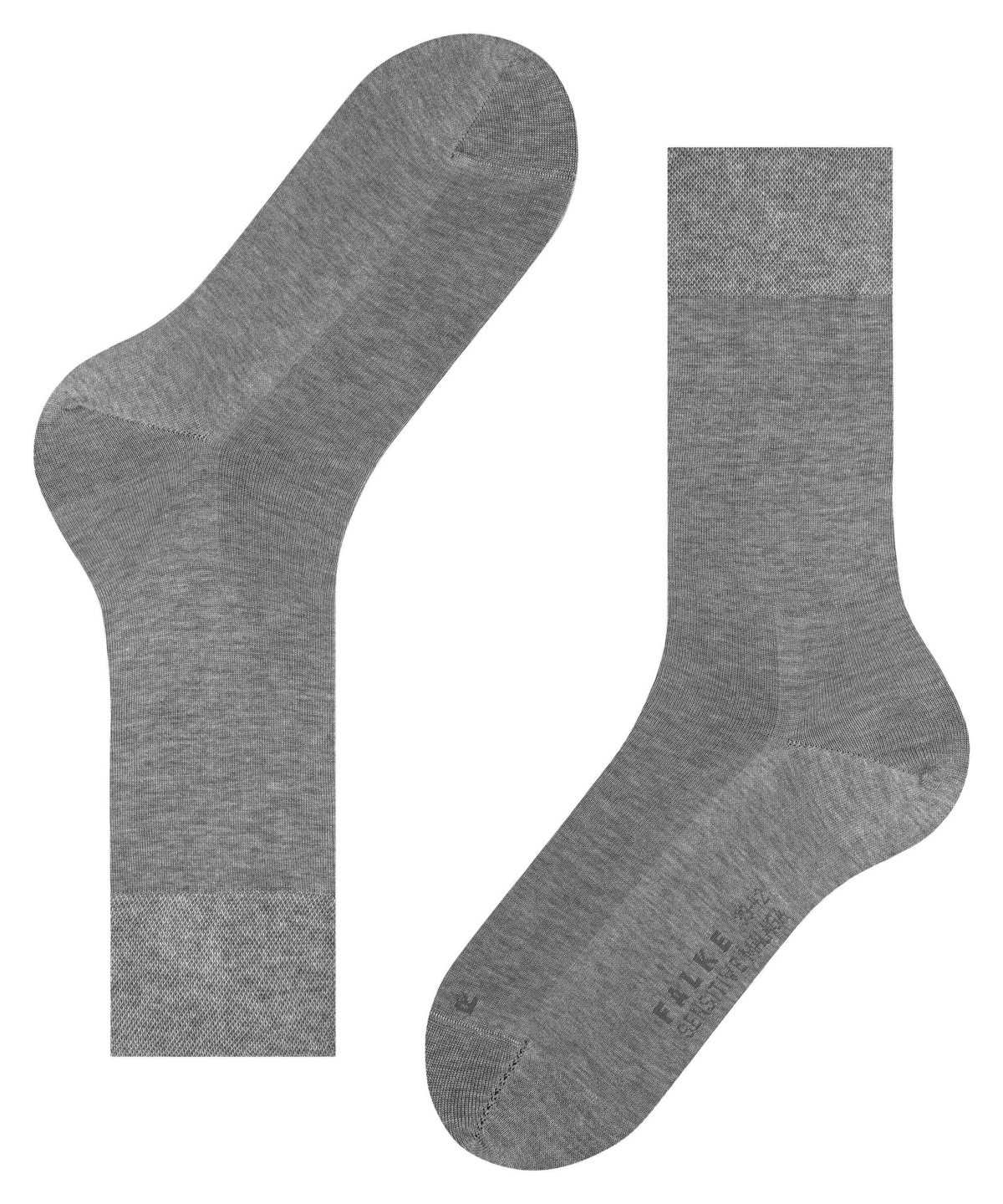 Skarpetki Falke Sensitive Malaga Socks Męskie Szare | QCOAVB-916