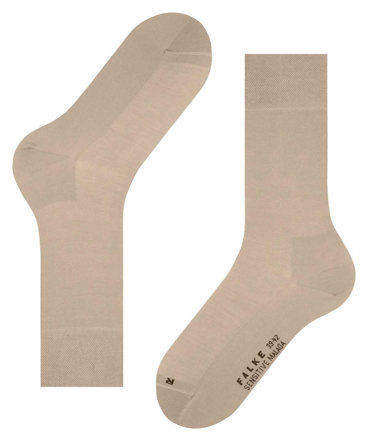 Skarpetki Falke Sensitive Malaga Socks Męskie Beżowe | UWLHOR-942