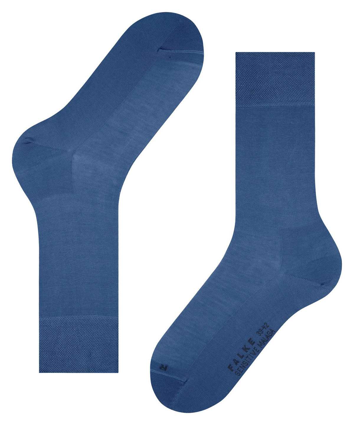 Skarpetki Falke Sensitive Malaga Socks Męskie Niebieskie | YNWMTF-071