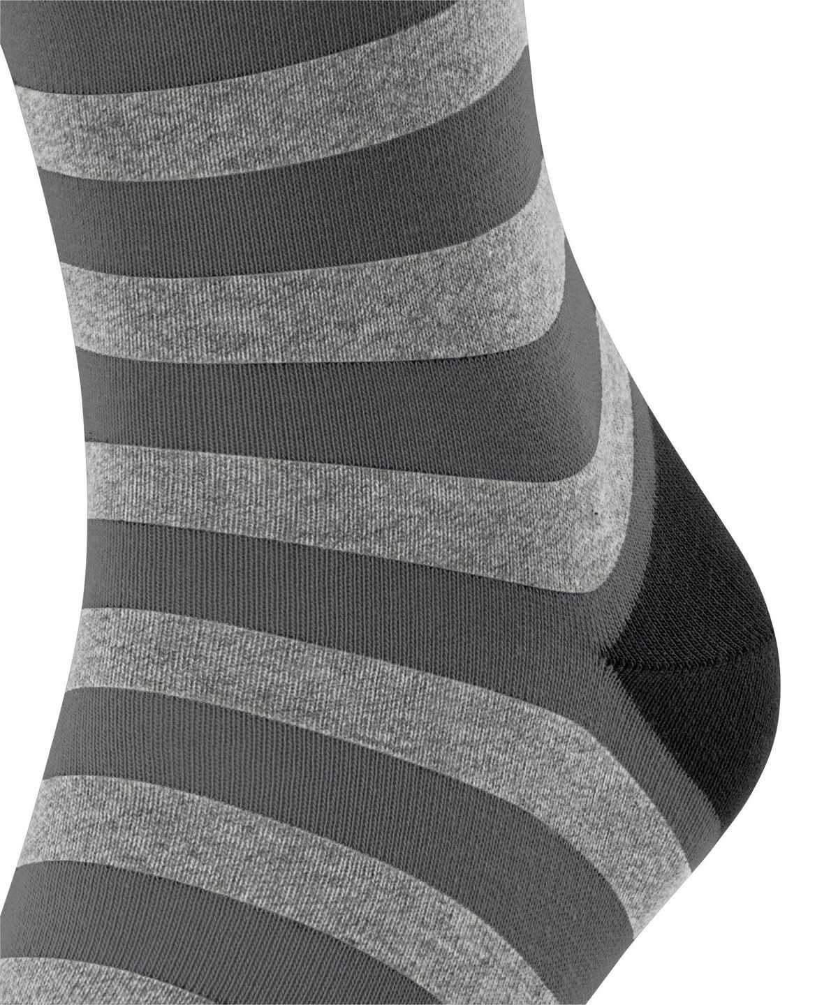 Skarpetki Falke Sensitive Mapped Line Socks Męskie Czarne | IJSQUB-052