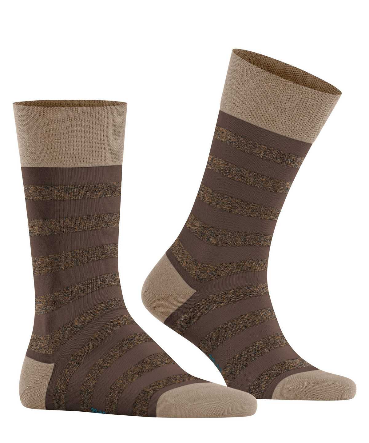 Skarpetki Falke Sensitive Mapped Line Socks Męskie Brązowe | IRFEQD-748