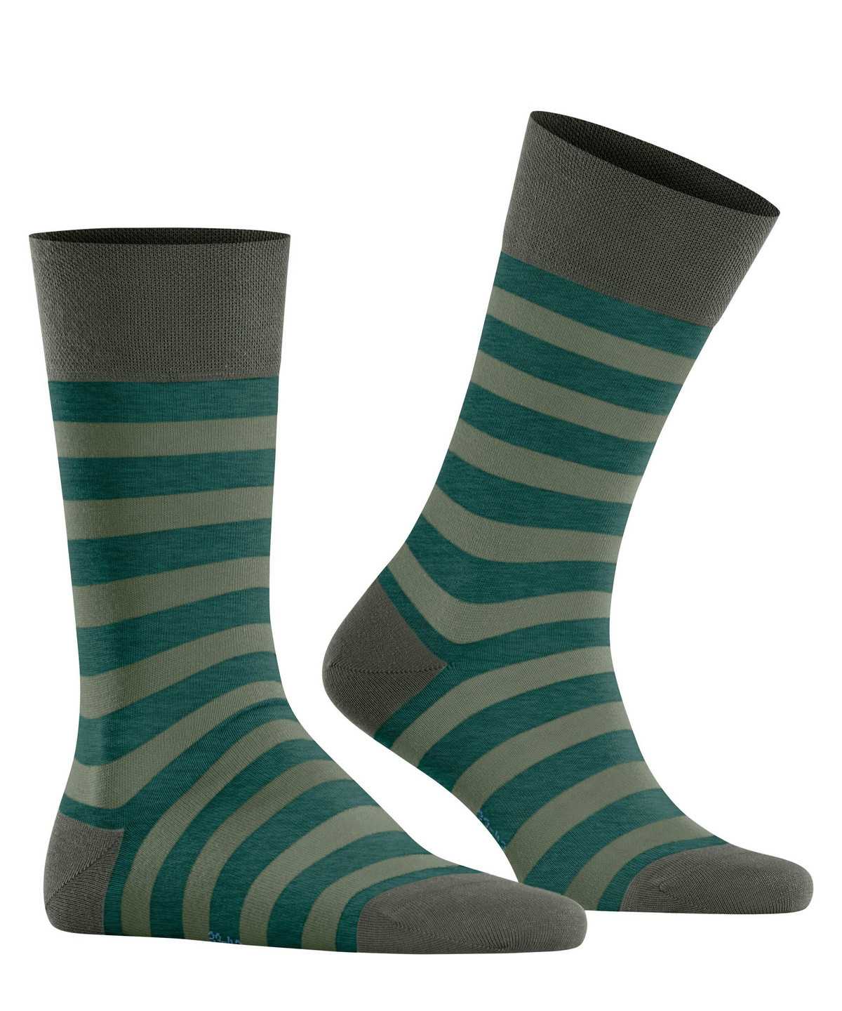 Skarpetki Falke Sensitive Mapped Line Socks Męskie Zielone | CPUYBJ-346