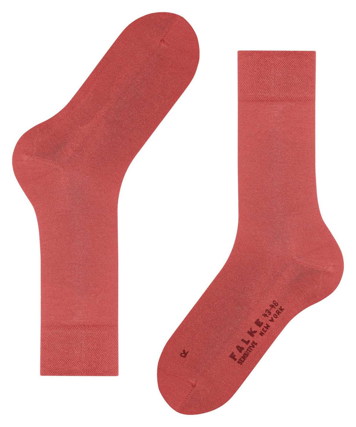 Skarpetki Falke Sensitive New York Socks Męskie Czerwone | MDSTJA-082