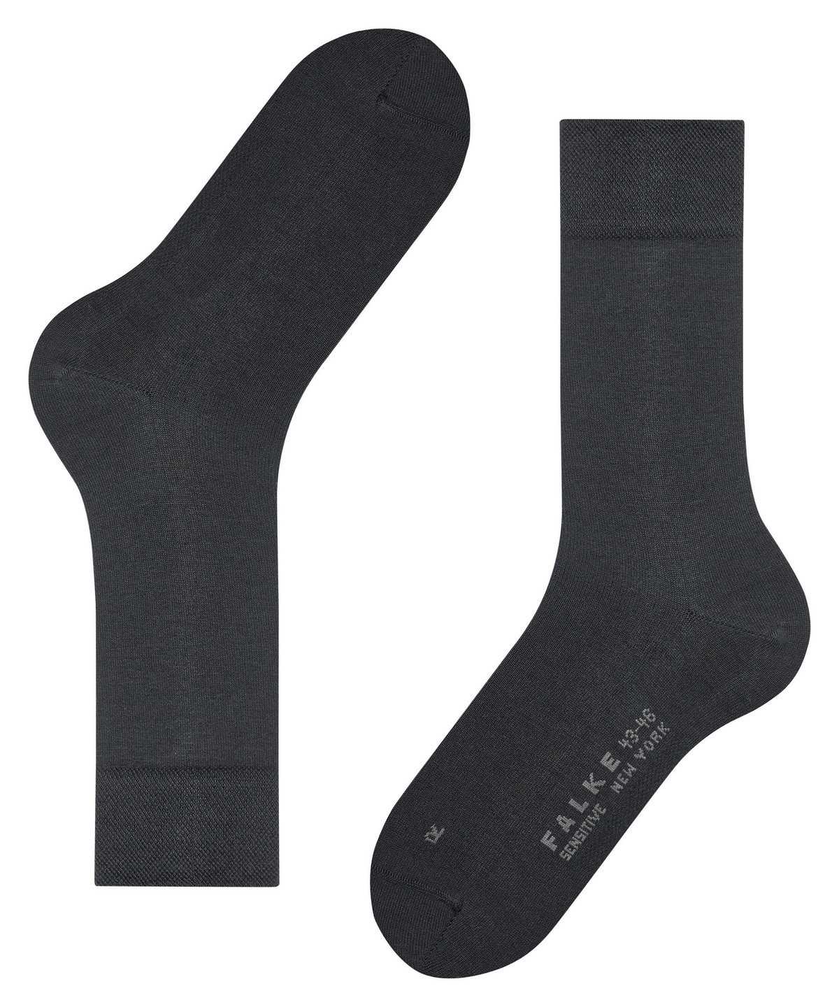 Skarpetki Falke Sensitive New York Socks Męskie Szare | CDBEQF-893